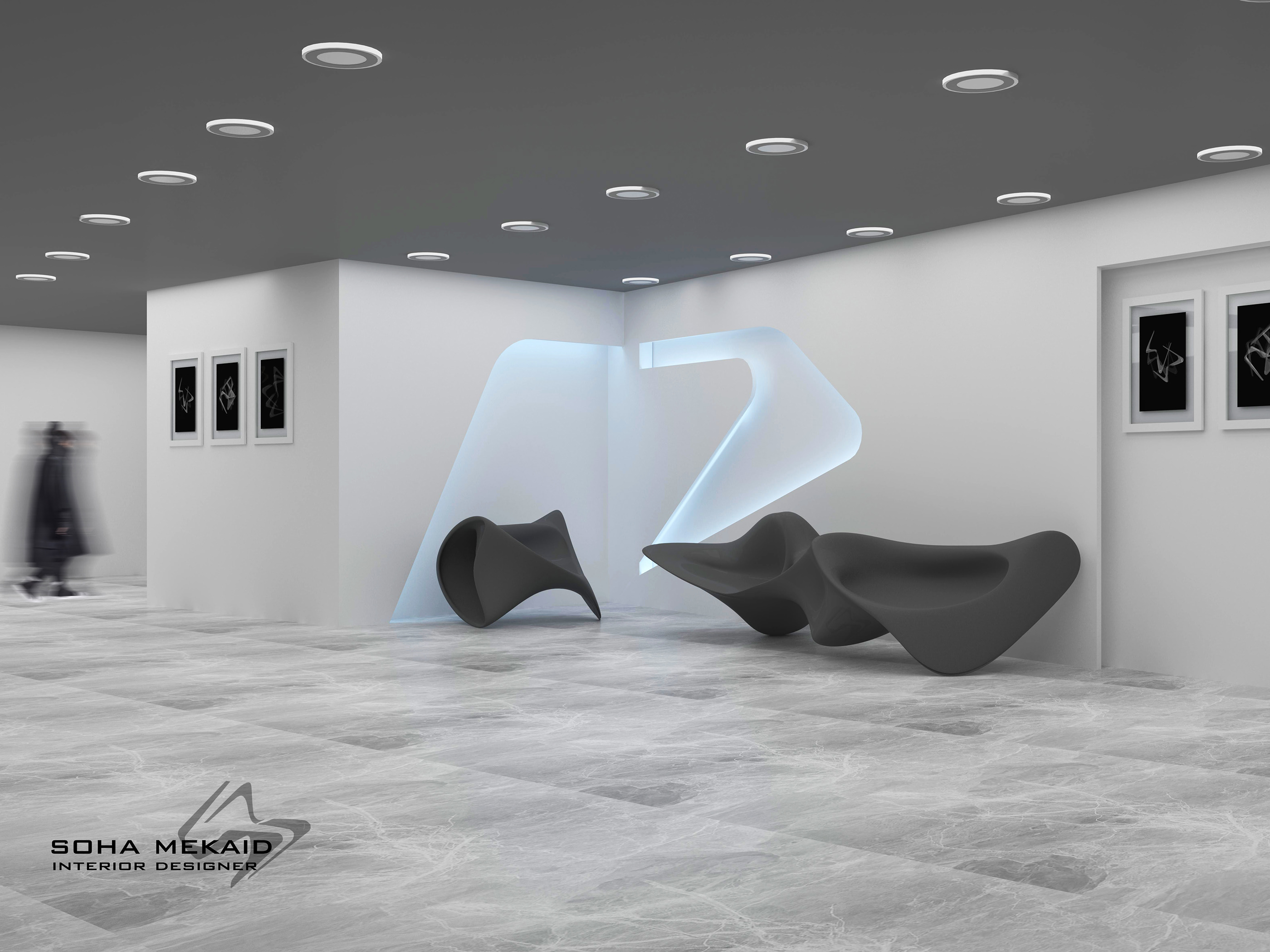 建筑工作室雕塑空间设计-5