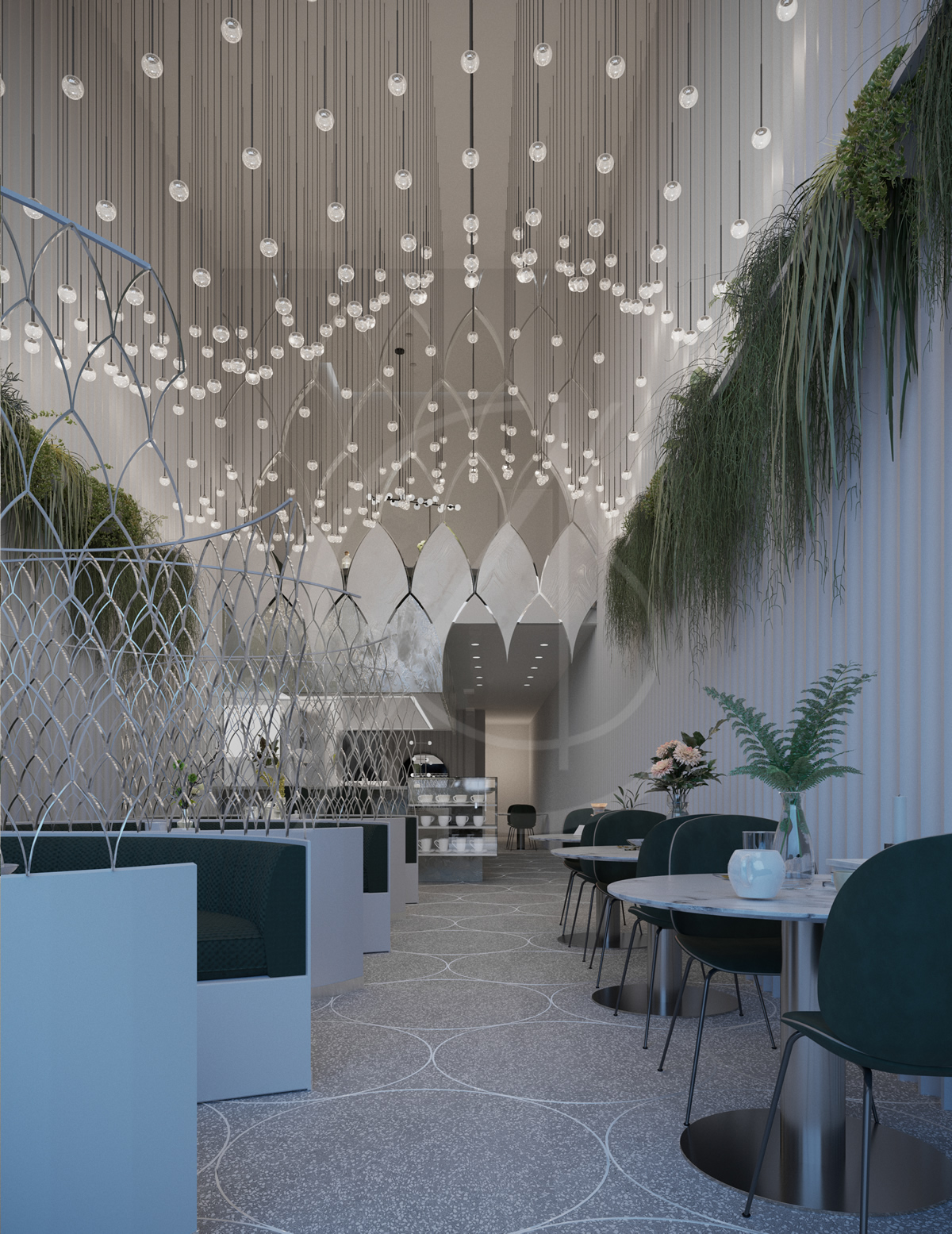 天鹅休闲咖啡馆设计-1