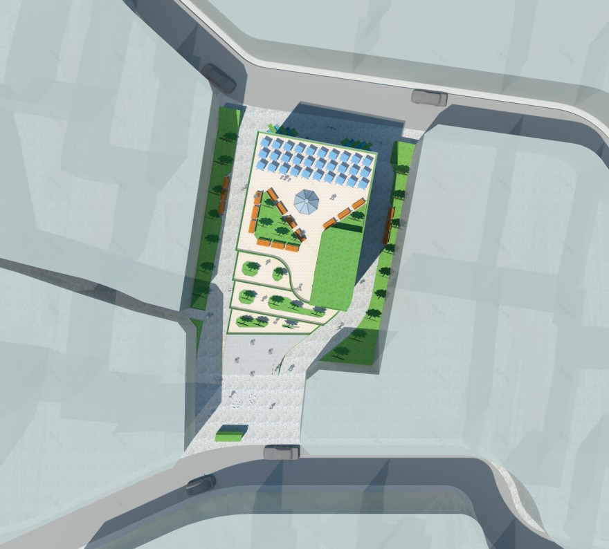 2014 年可持续建筑设计与绿色屋顶的融合-15