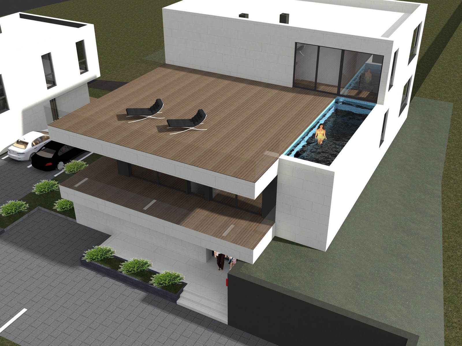 克罗地亚现代别墅公寓设计-9