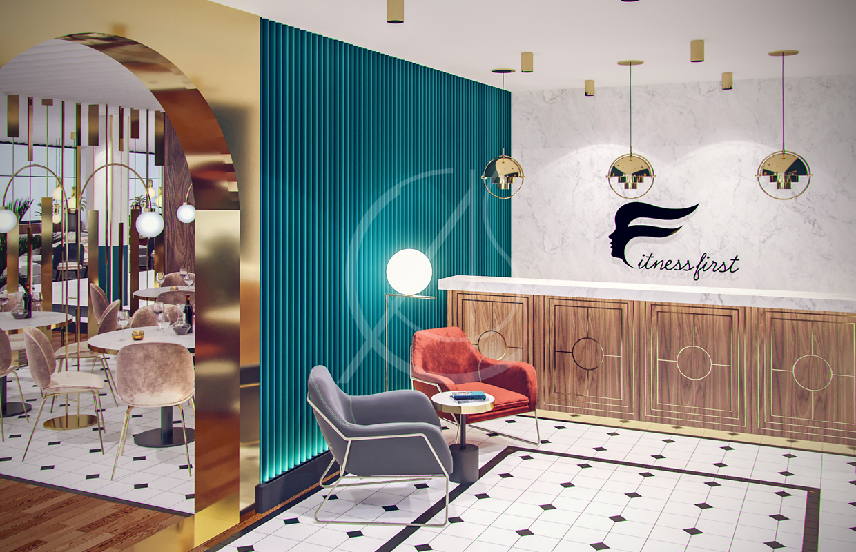 现代伊斯兰妇女健身中心-31