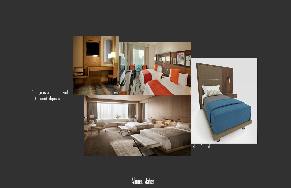 简约双卧酒店设计-1