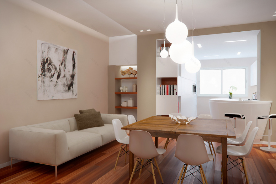 融合复古与现代的意大利巴里公寓设计-7