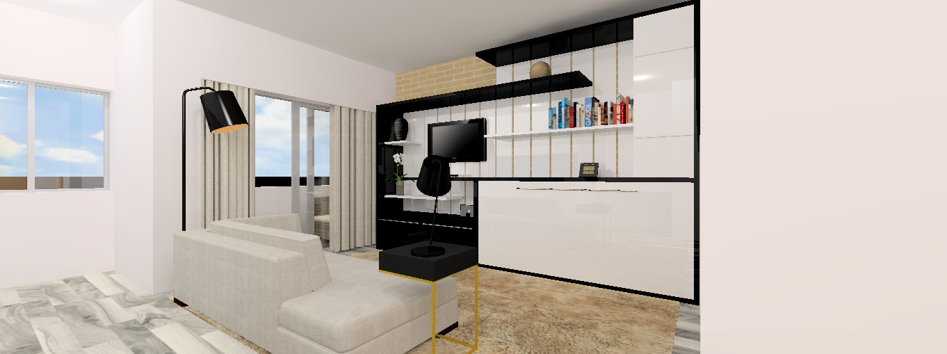 2015 年嵌入式书架床设计-10