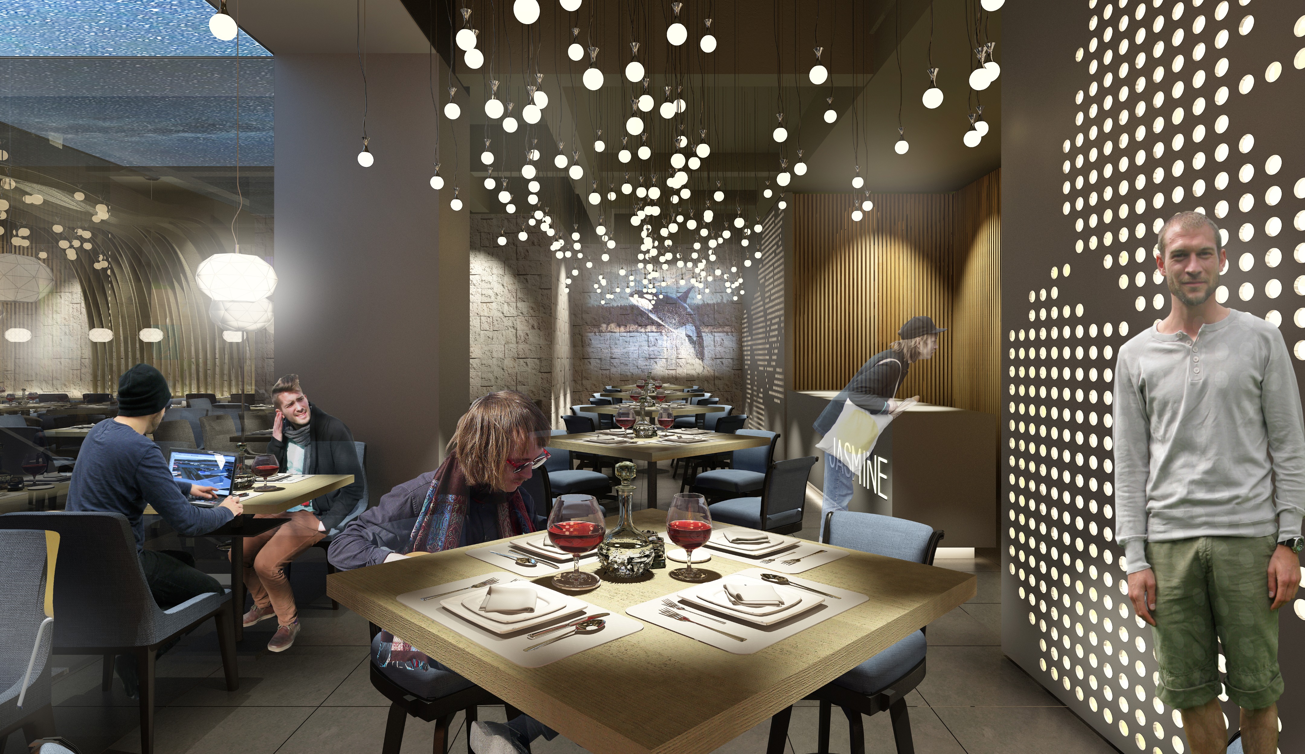 2015 年 Jasmine 咖啡厅室内设计-11