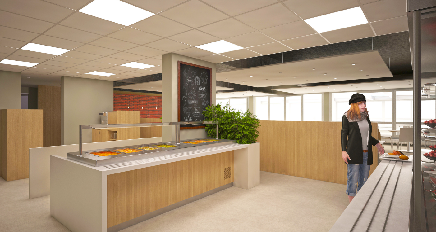 重建校园餐厅，学校食堂-5