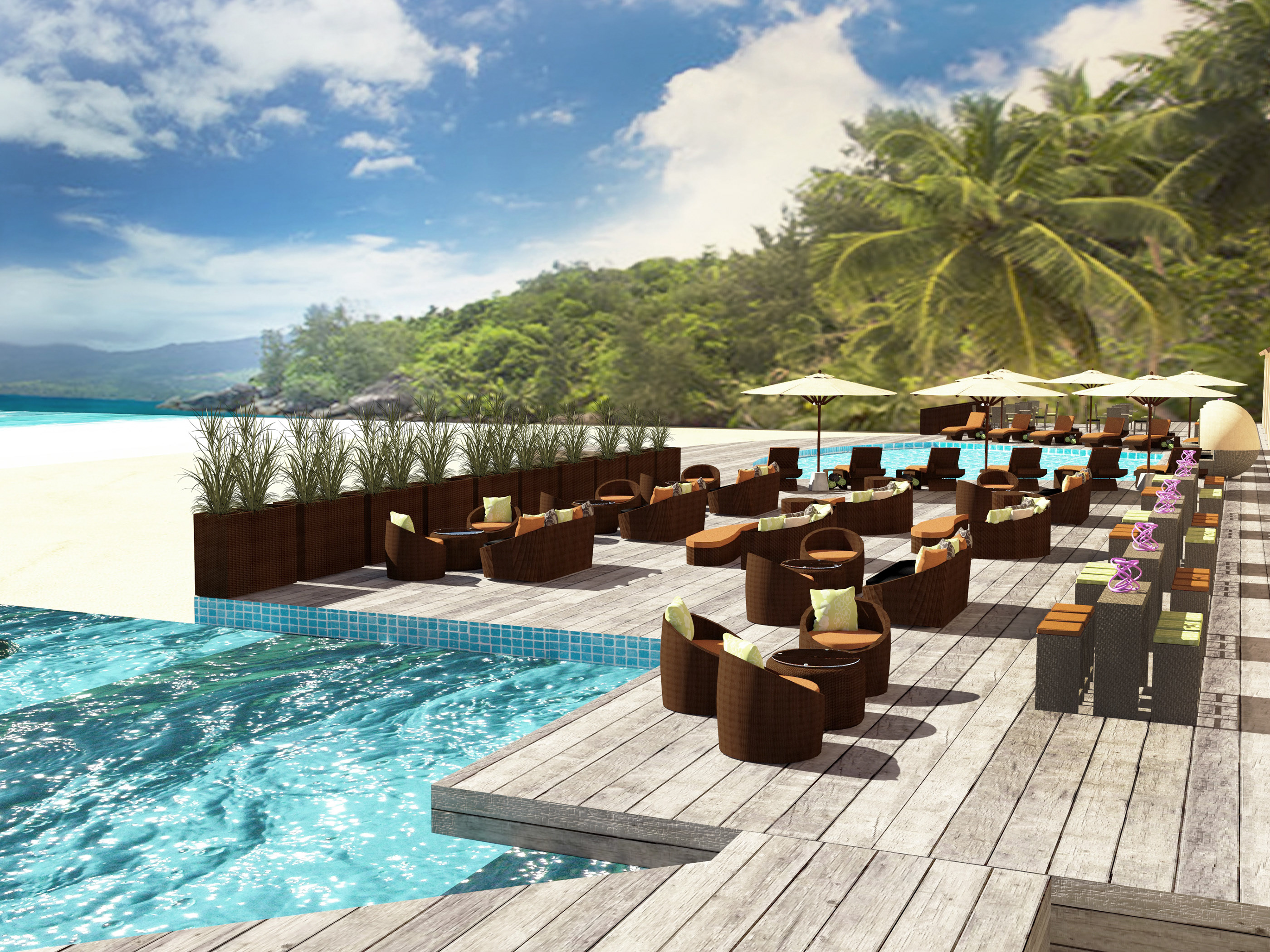 "双树希尔顿塞舌尔酒店 | 热带岛屿风情的设计演绎"-6