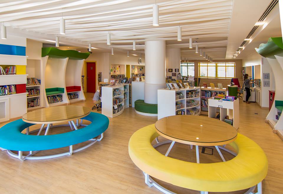 美国社区学校图书馆设计-0