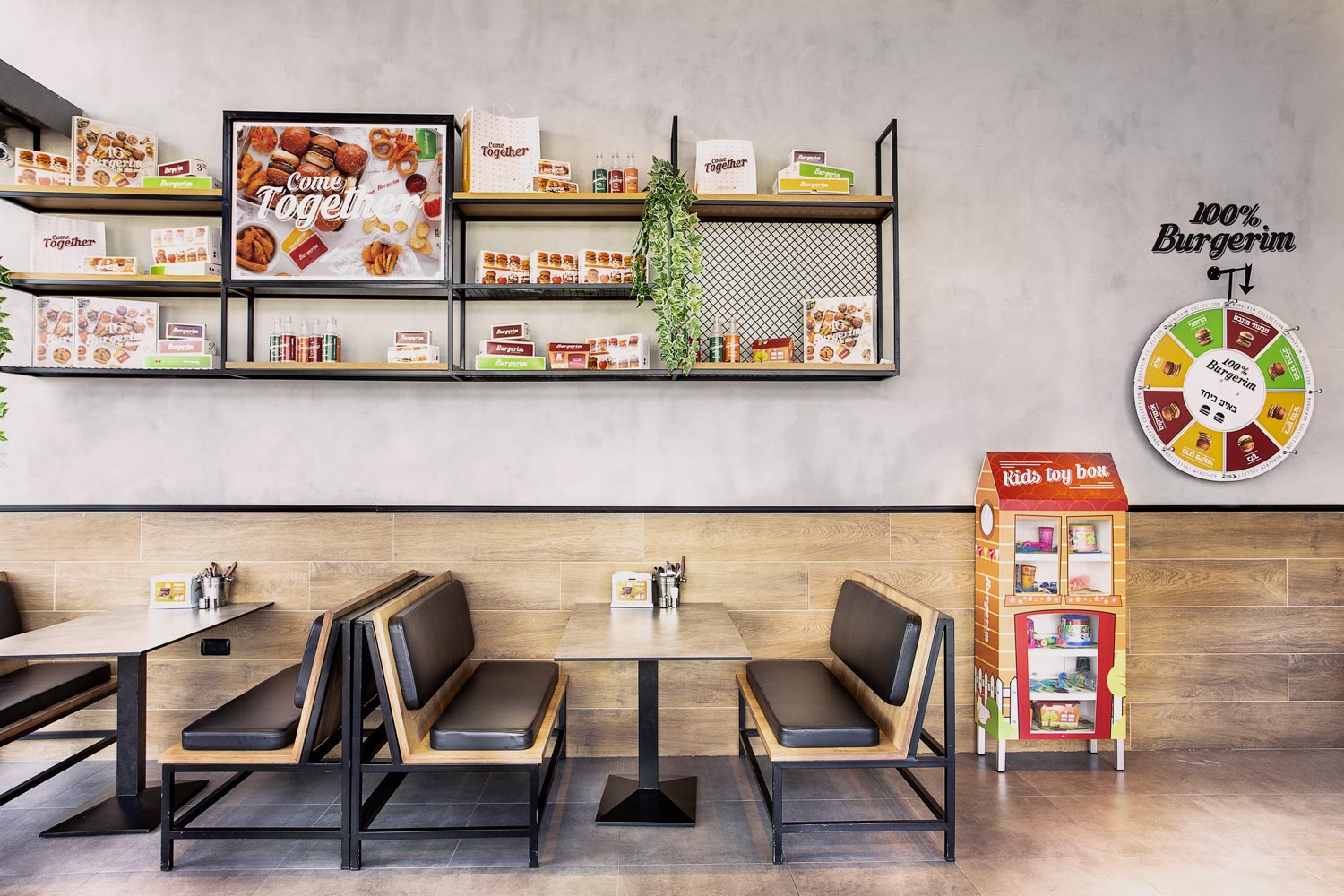 100% 汉堡餐厅设计-3