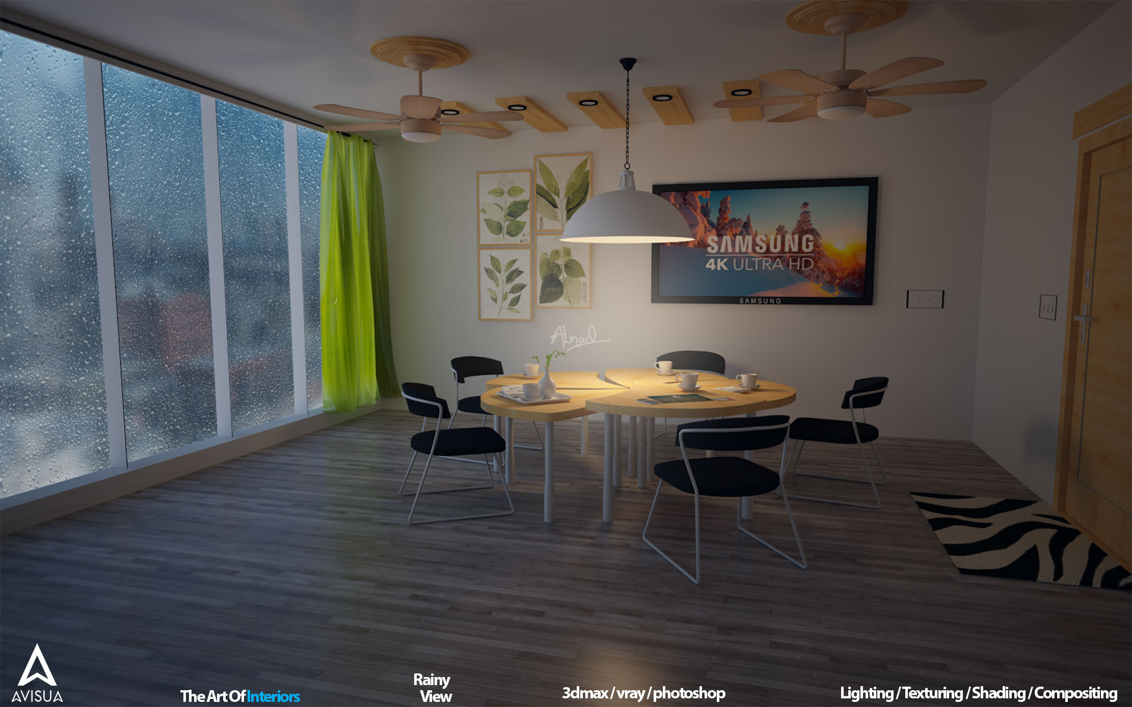 Architecture - Room / Round Modern Table-1