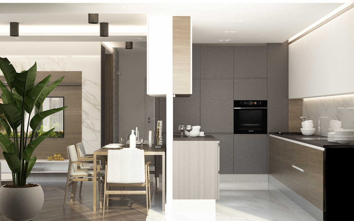 2019 年陶瓷风格定制家具室内设计案例-4