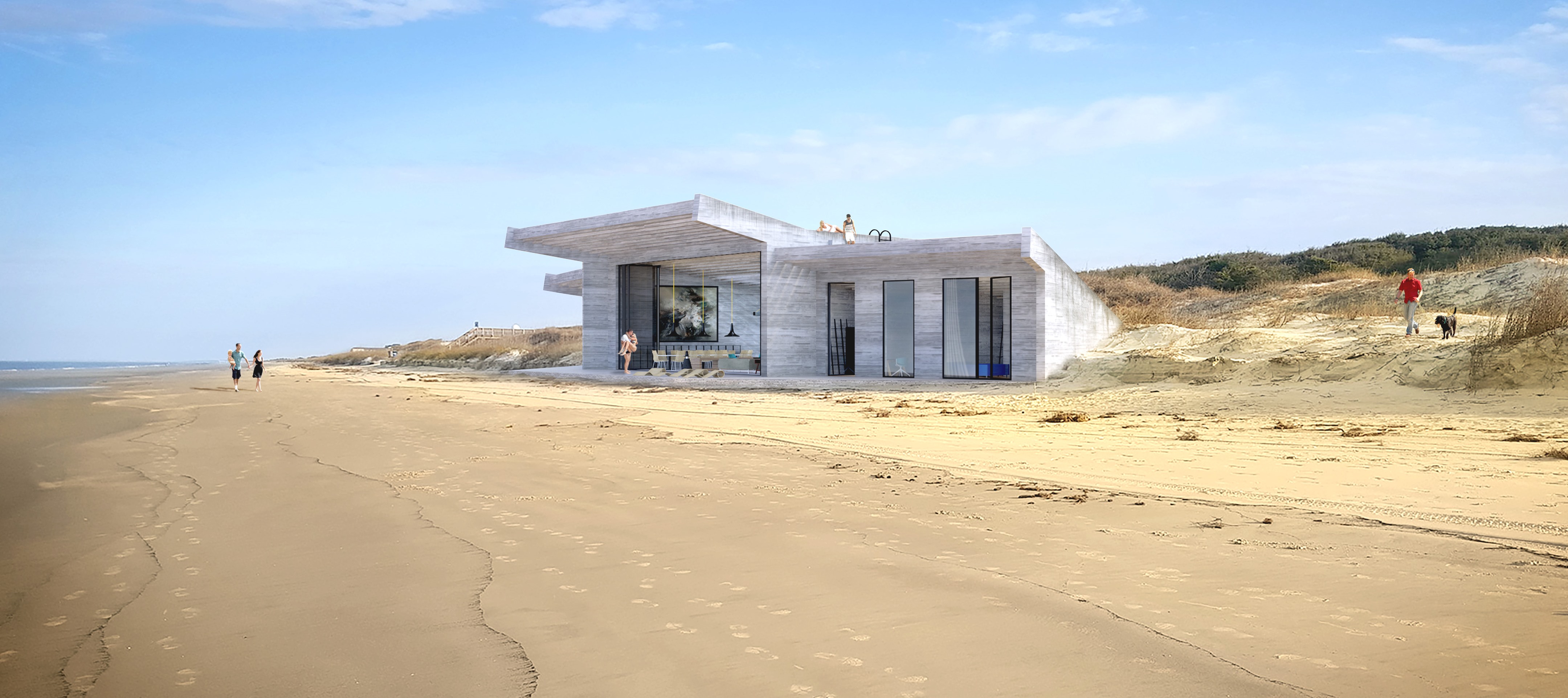 海洋边的“魟鱼”别墅-5