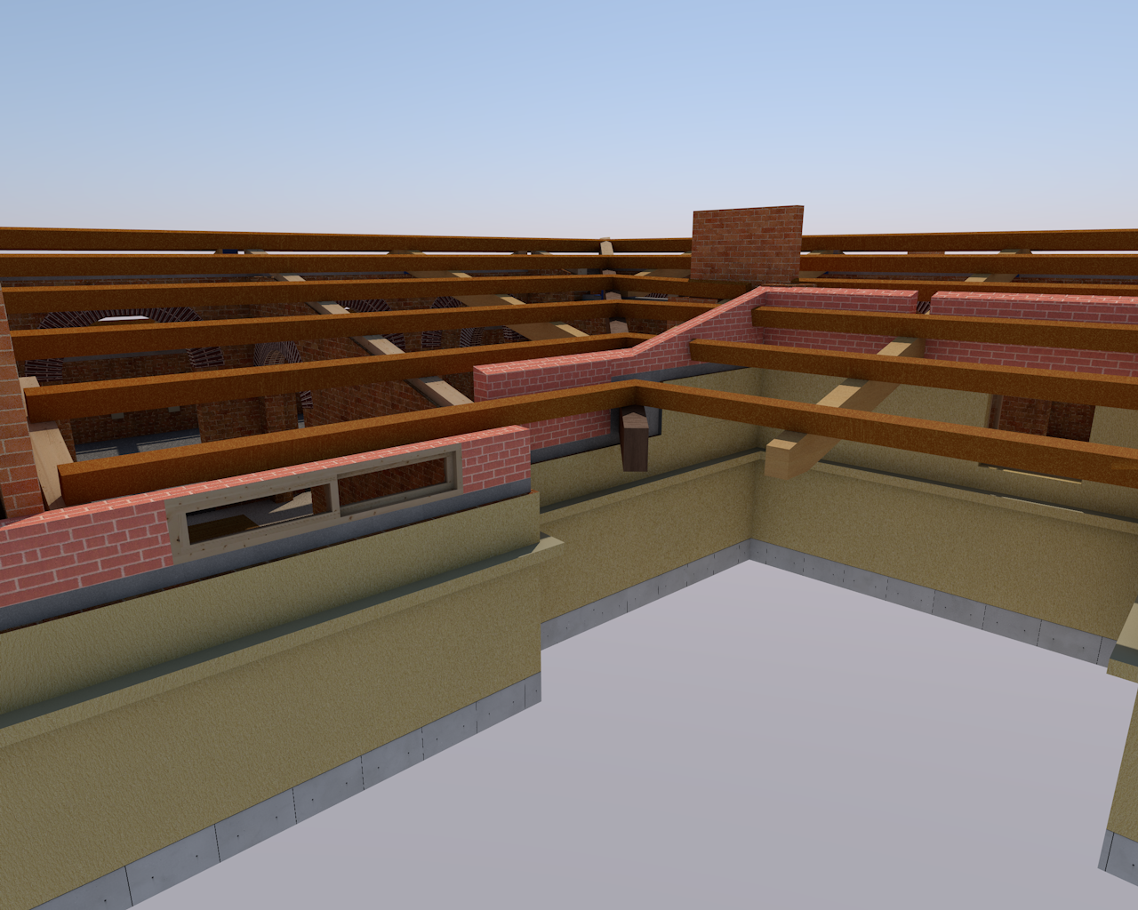 90 年代建筑翻新 | 木质嵌板与红砖的和谐共生-35