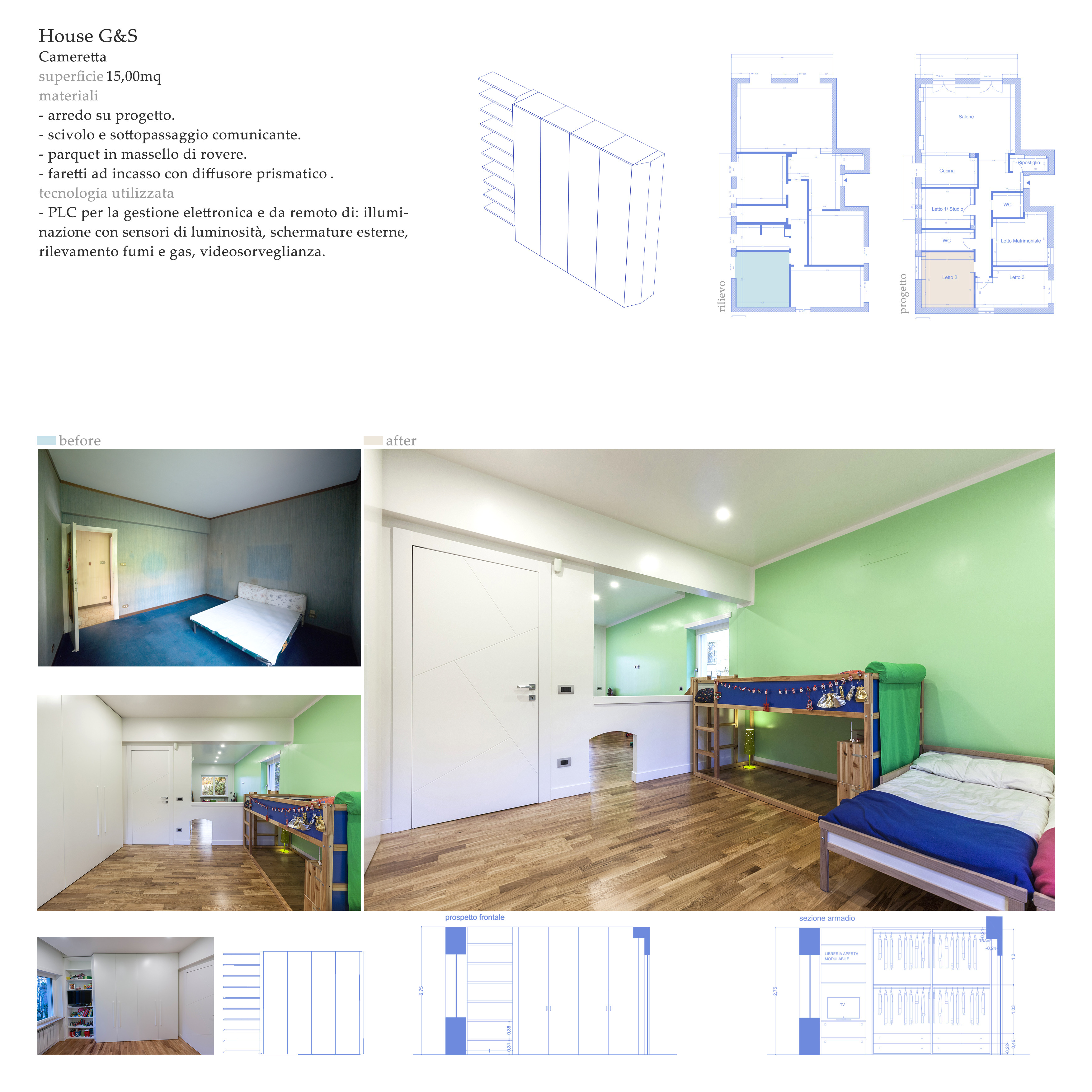 2015 年 HOUSE G&S 公寓设计 | 定制家具与室内光影的完美融合-38