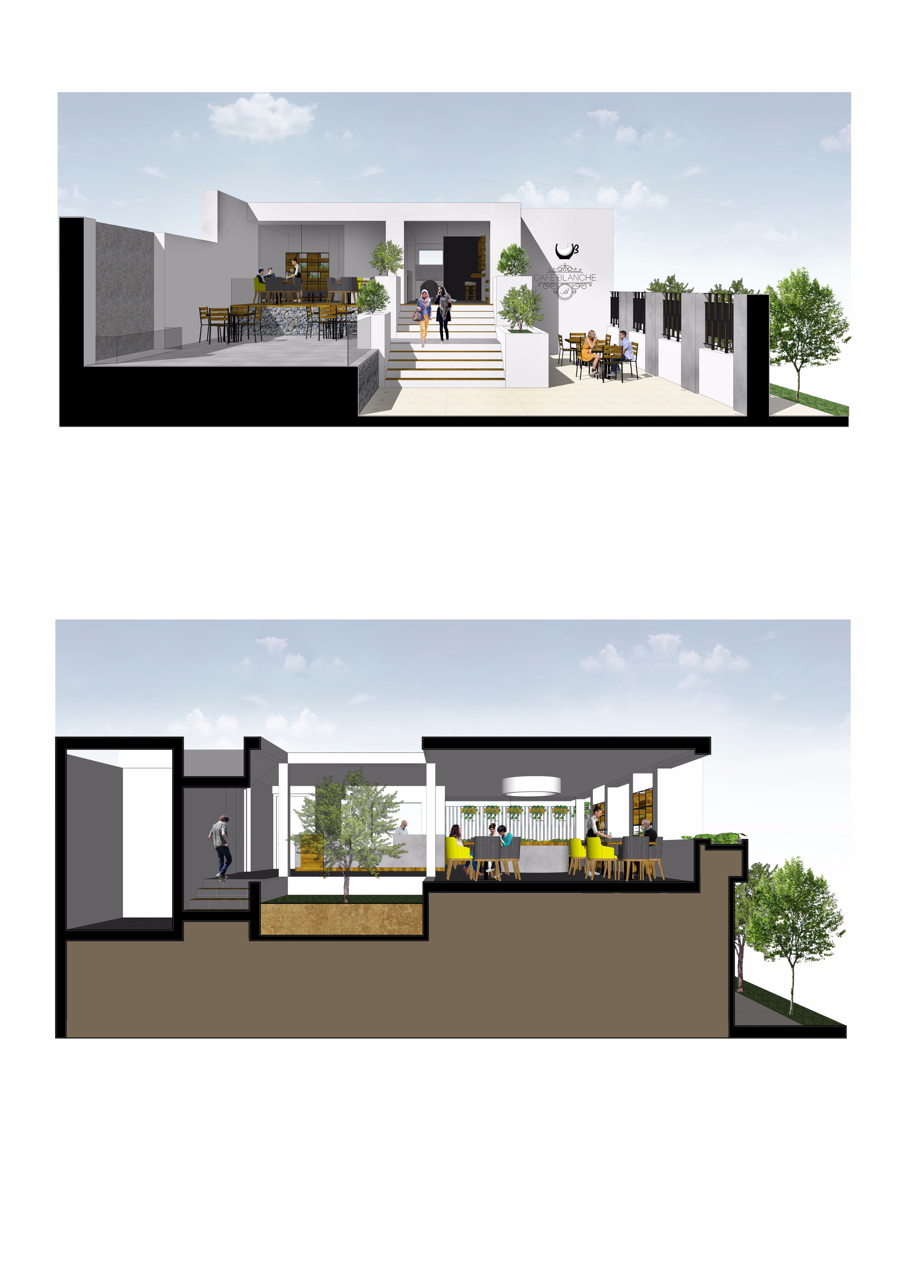 2017 年完成的 Cafe Blanche 室内设计案例-15