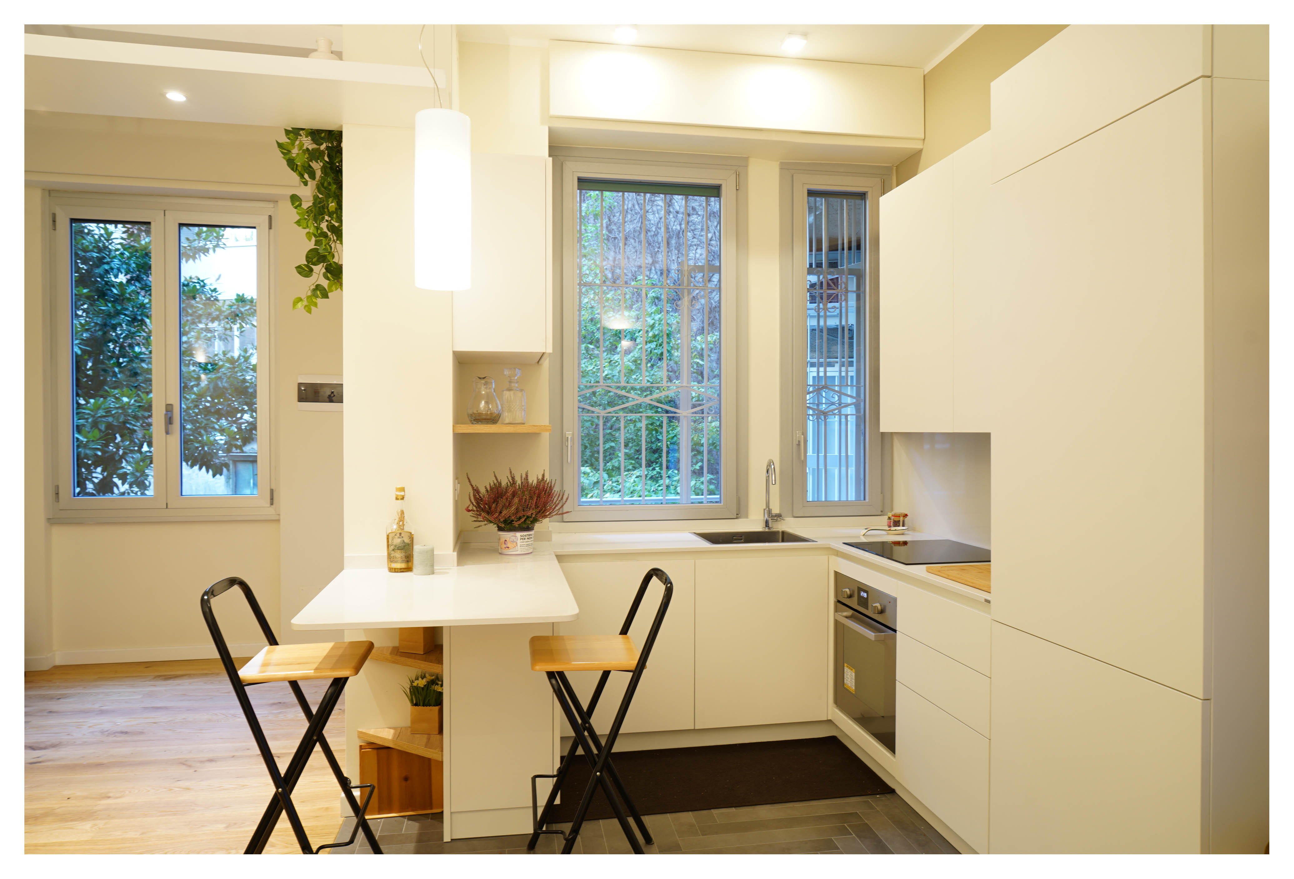 2018 年完成的温馨公寓设计-29