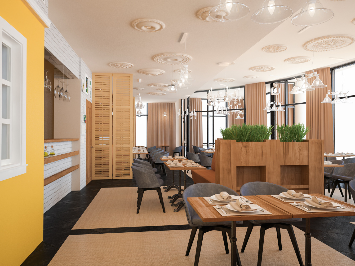 2015 年未实现的意大利餐厅设计-1