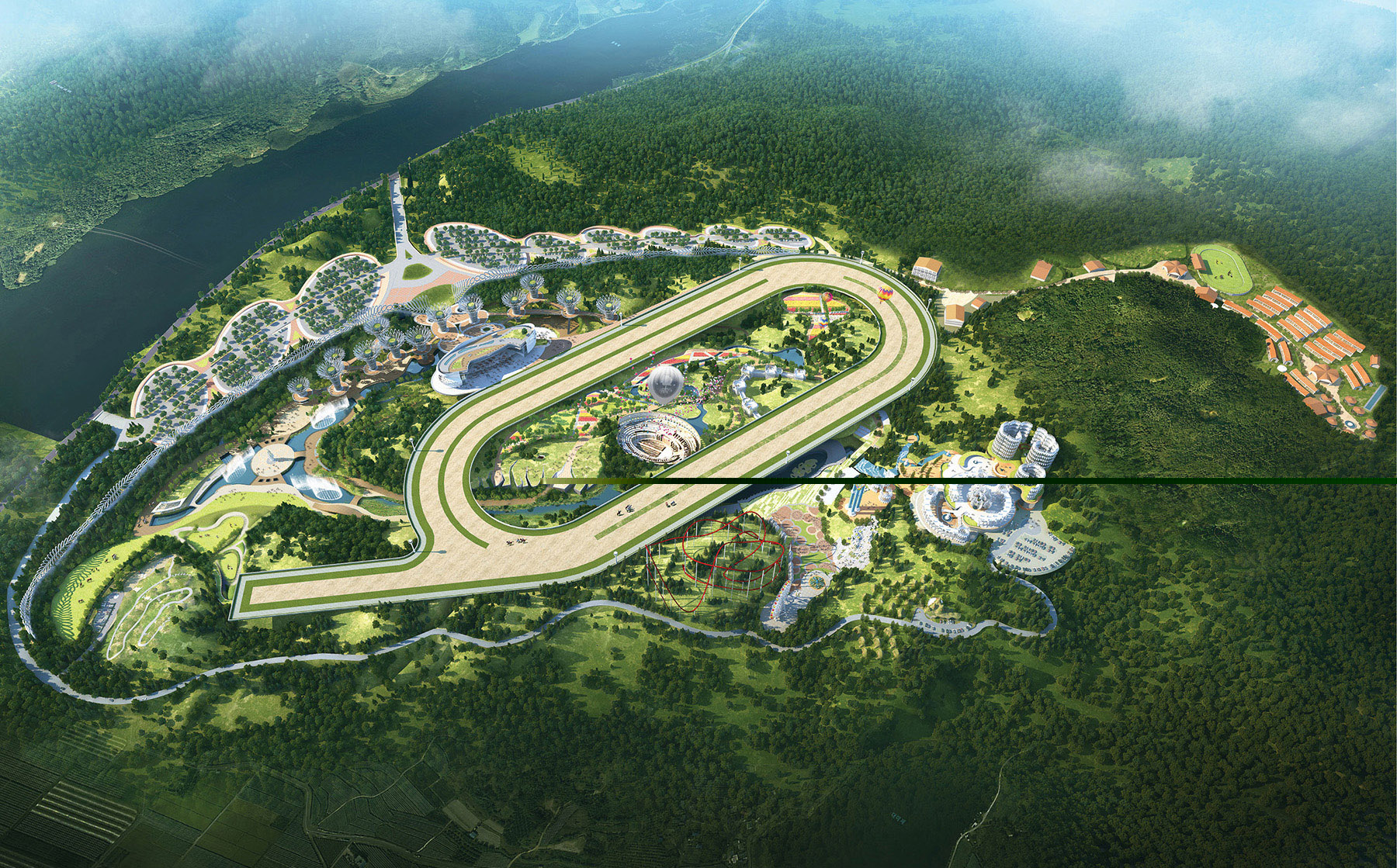 Yeoung Cheon 马场主题公园——自然与马术的和谐融合-0