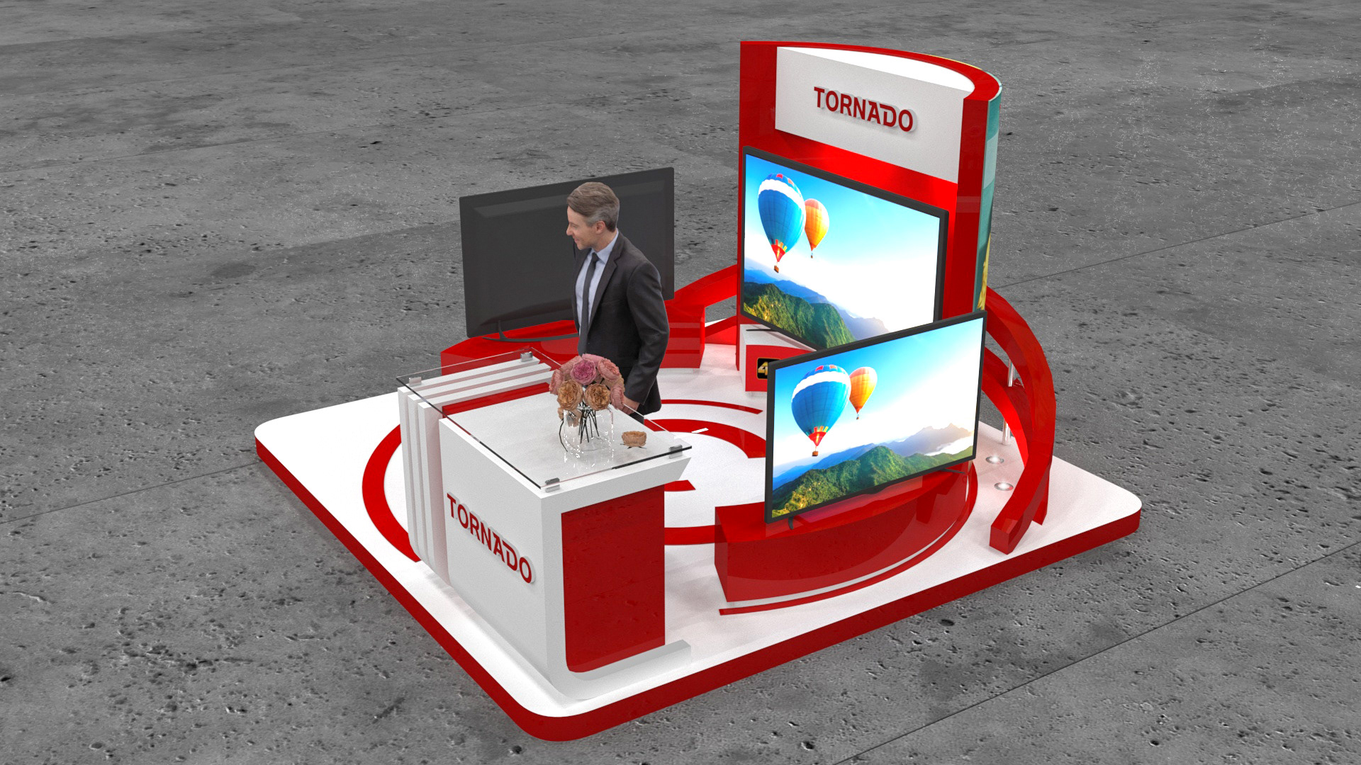 Tornado Booth Design at Carrefour-3