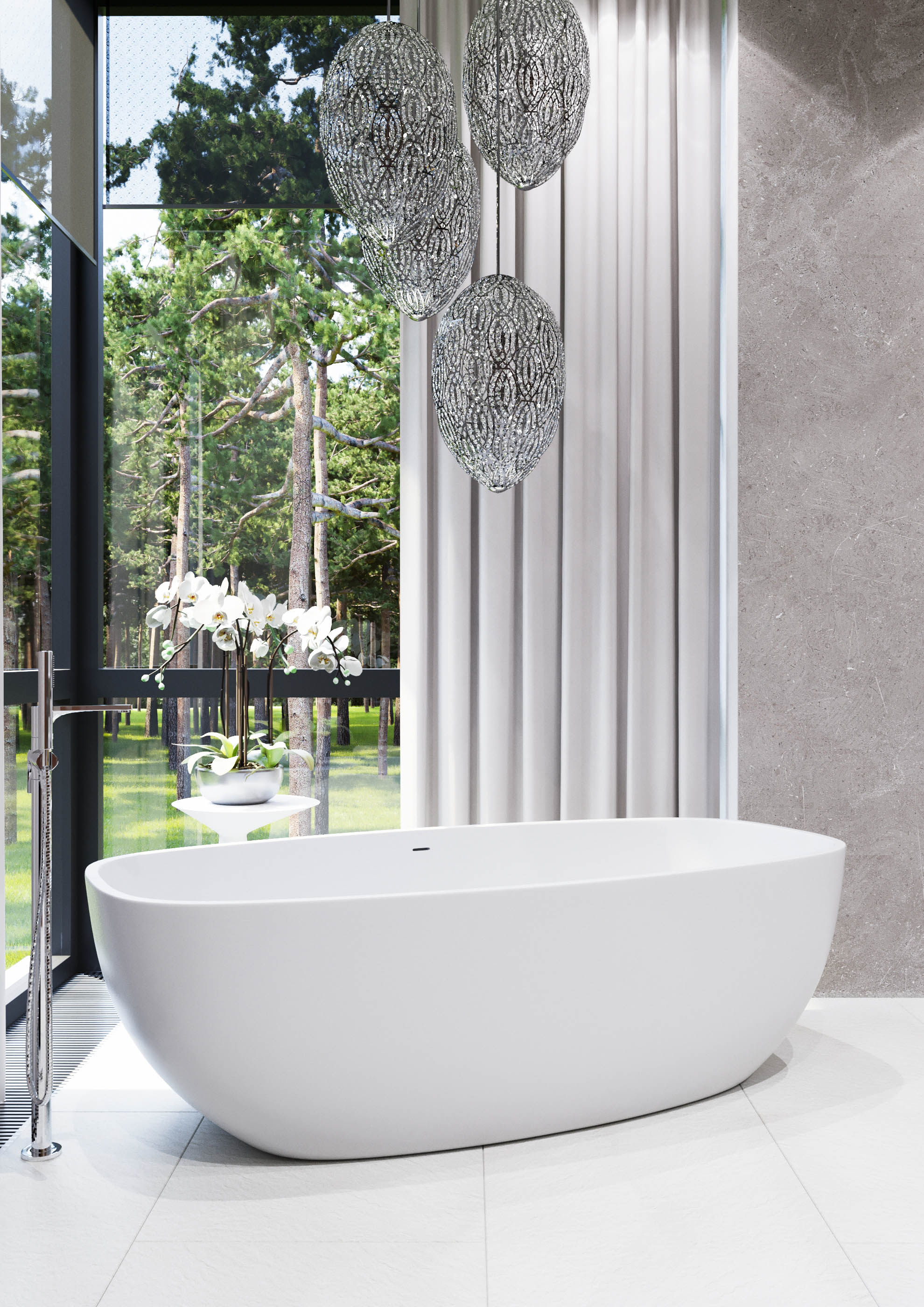 莫斯科乡村别墅 | 2017 年完工的单家庭住宅室内设计案例-7