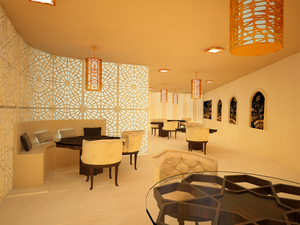 阿拉伯风情的现代演绎——"Arabesque"阿拉伯餐厅设计-14