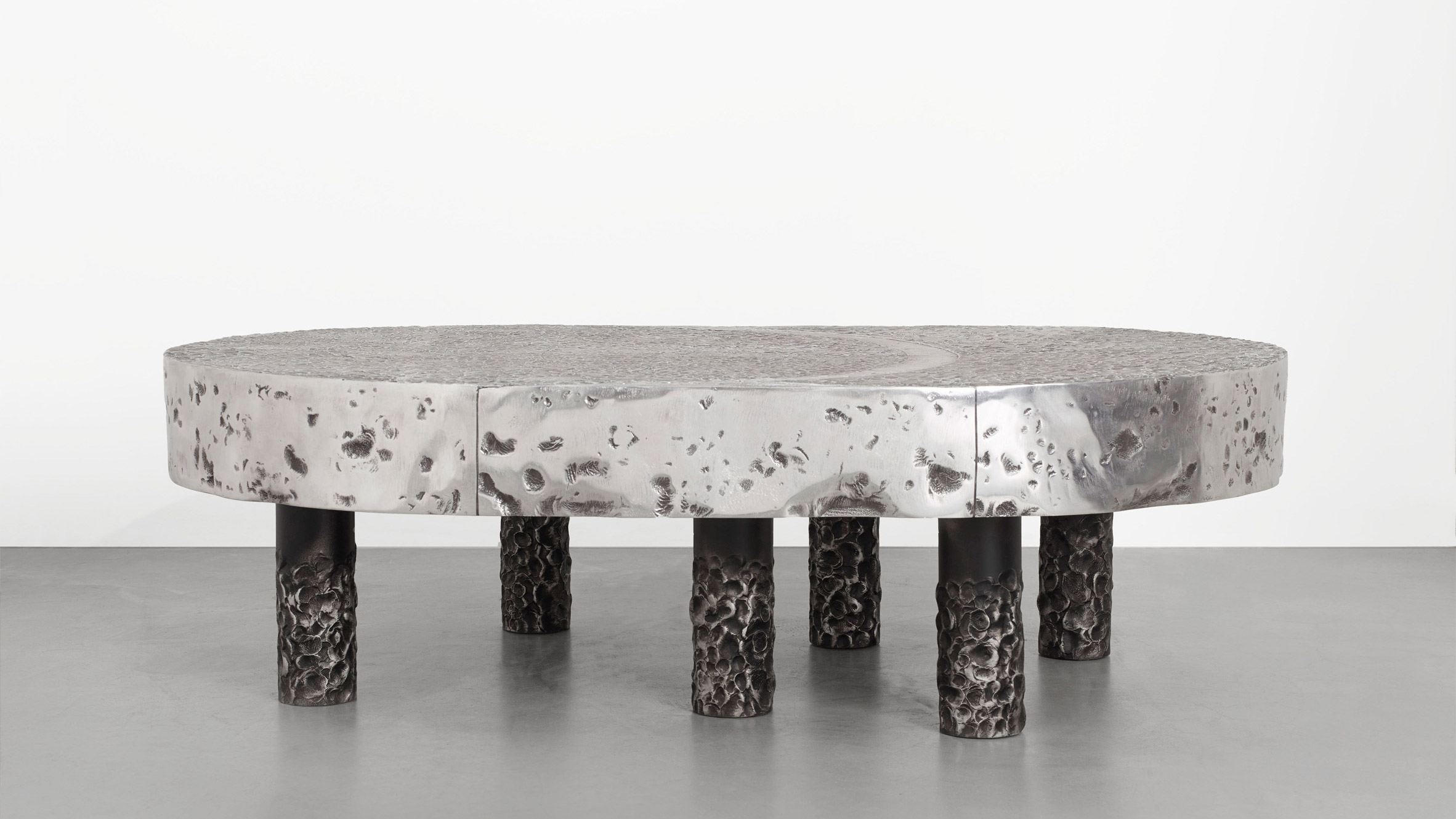Vincent Dubourg's Vortex aluminium furniture goes on show in New York-17