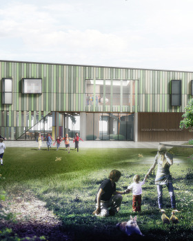 Aviano 小学 | 绿色模块化校园设计