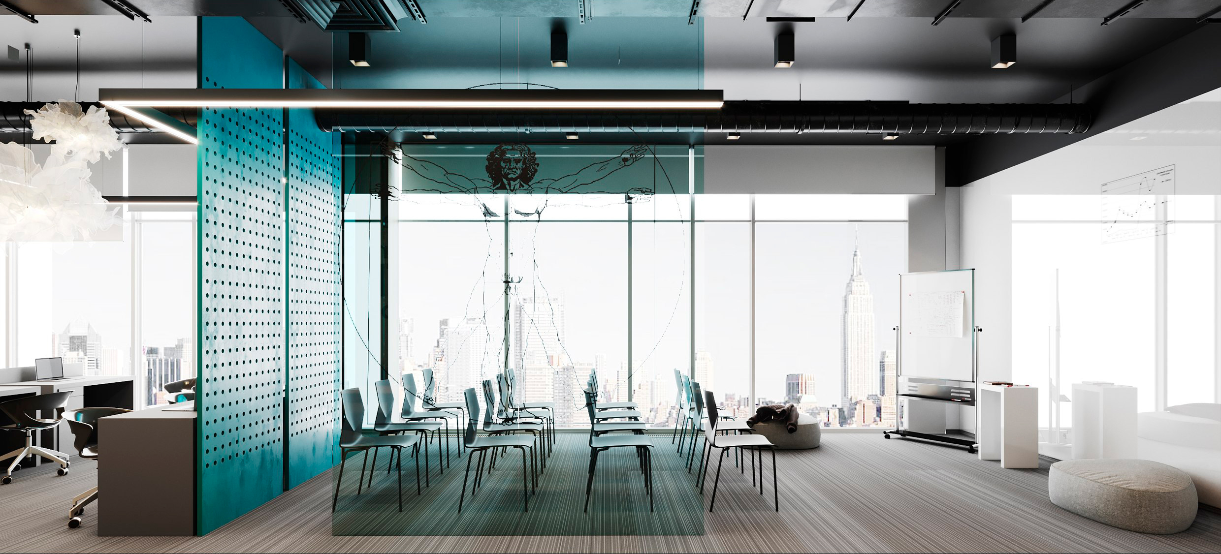 阿斯塔纳商务中心全 CG 视觉化-21