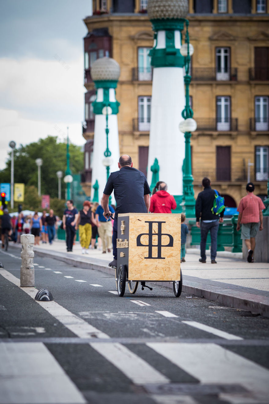 便携式木立方,城市骑行餐厅-9