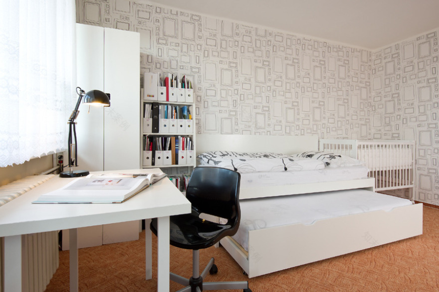 2016 年完成的捷克小镇公寓室内设计-19