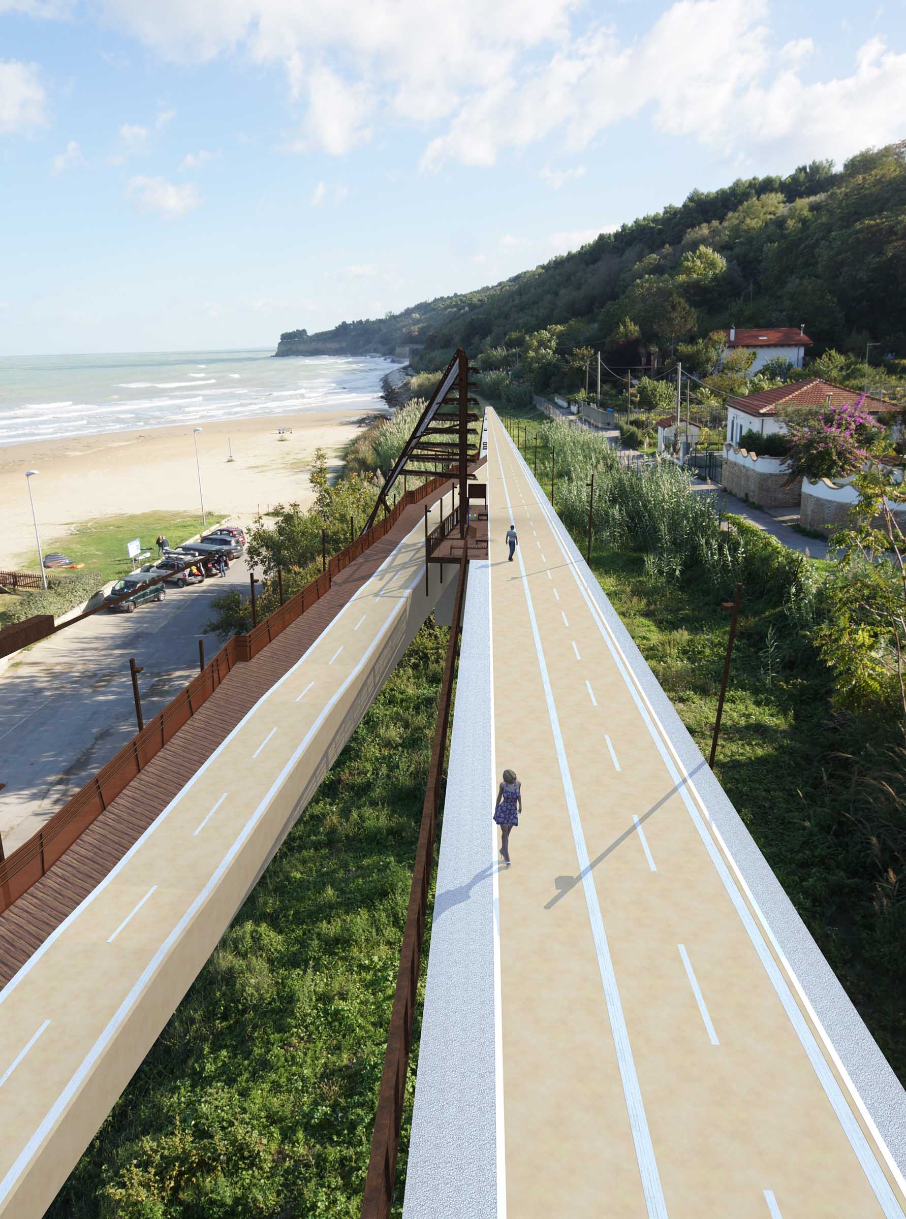 意式海岸风情,绿色骑行通道-14