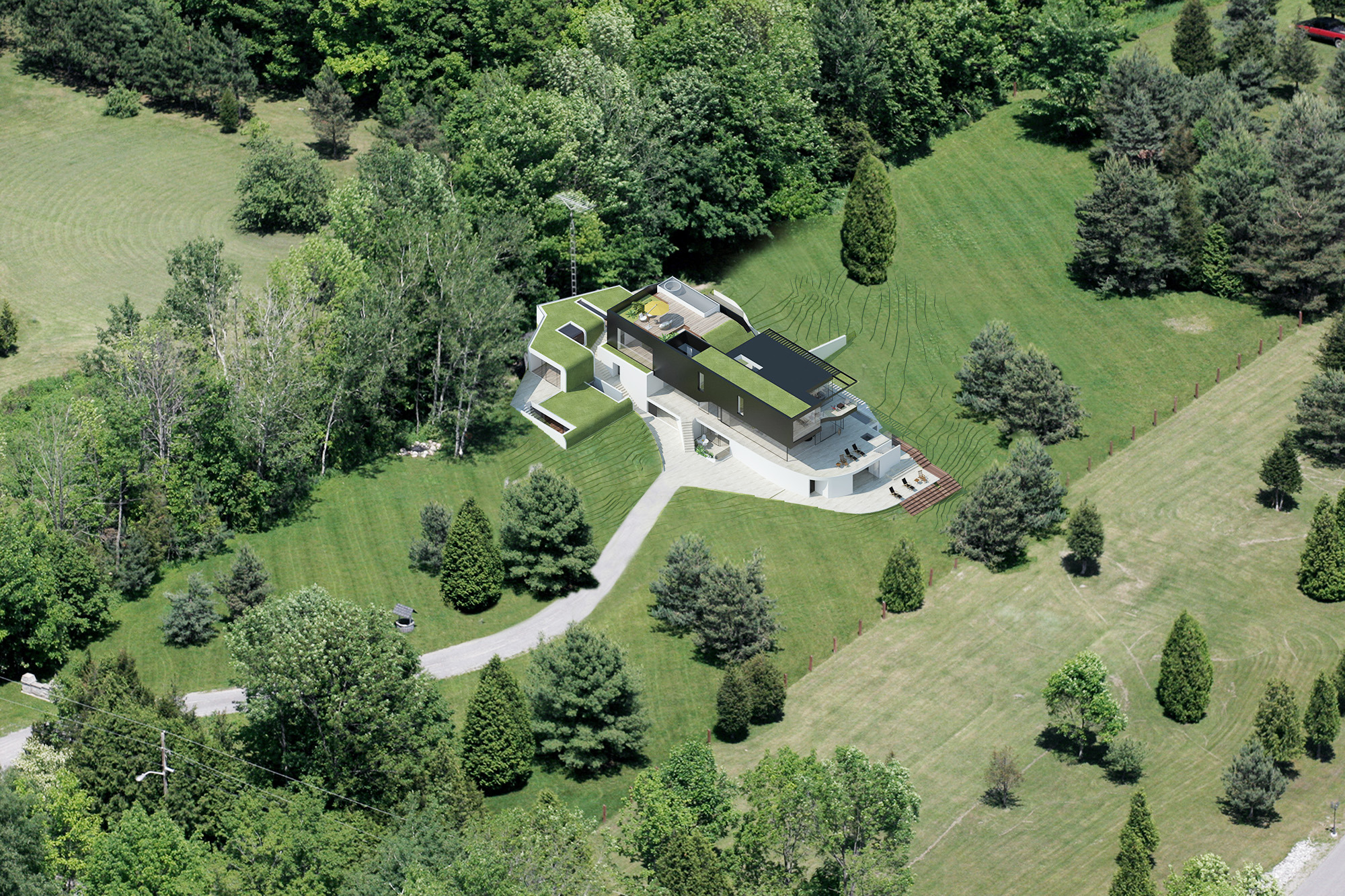 伦敦音乐家庭的山顶别墅设计-15