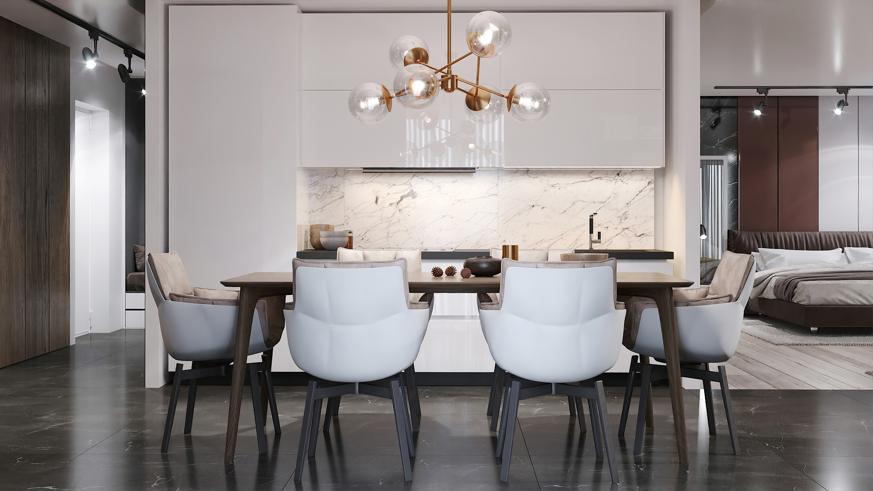 意式极简家居风，演绎 83 平米空间魅力-7