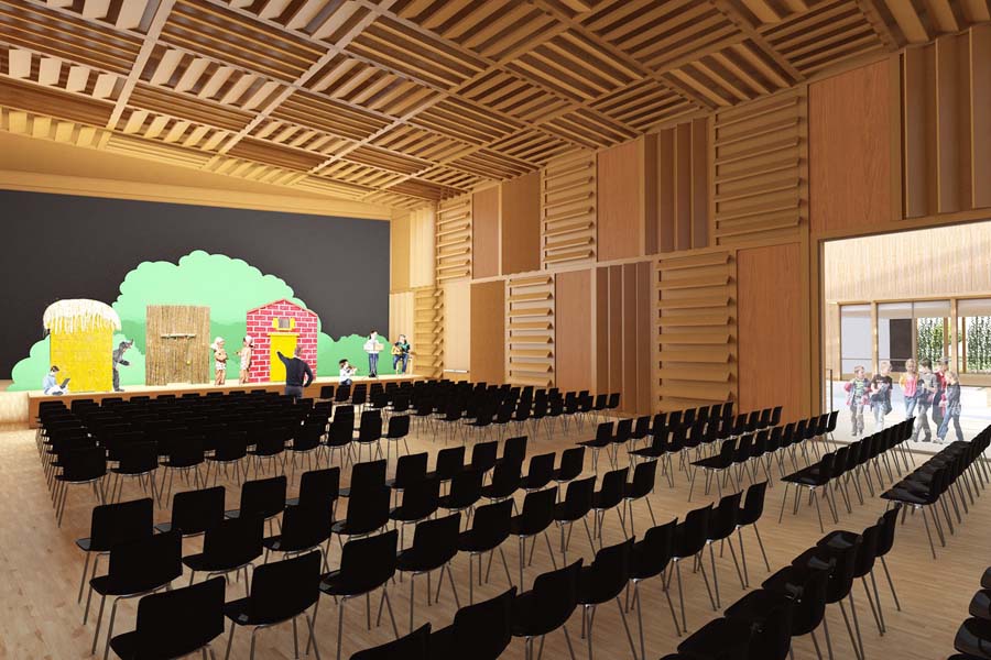 "H"型校园建筑 | 自然镜像与教育故事的融合-9