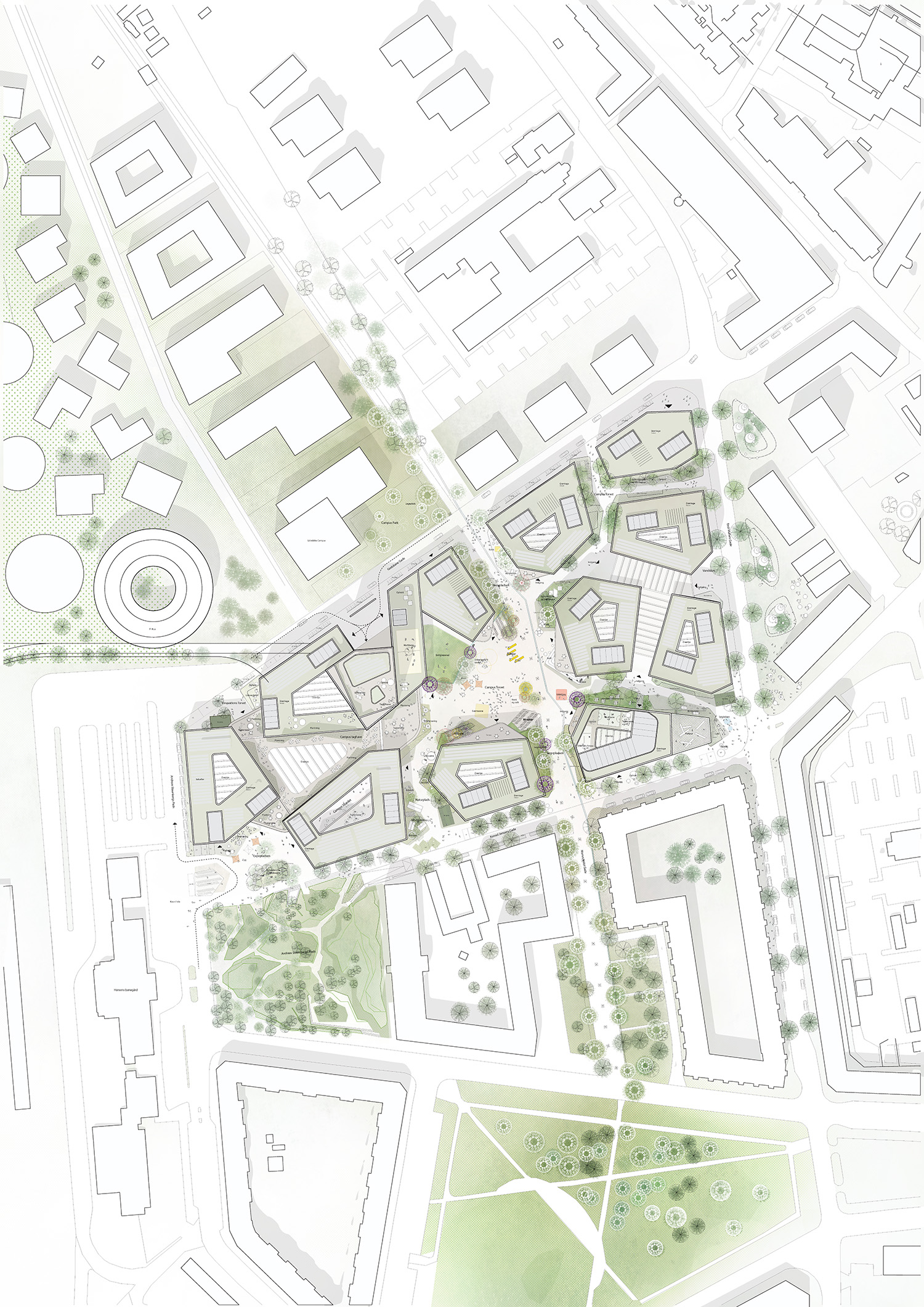 通过大学学院,校园霍森-39