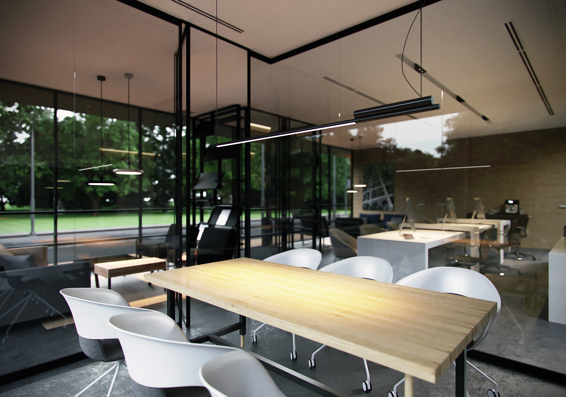 2017 年完成的销售部室内设计案例-7