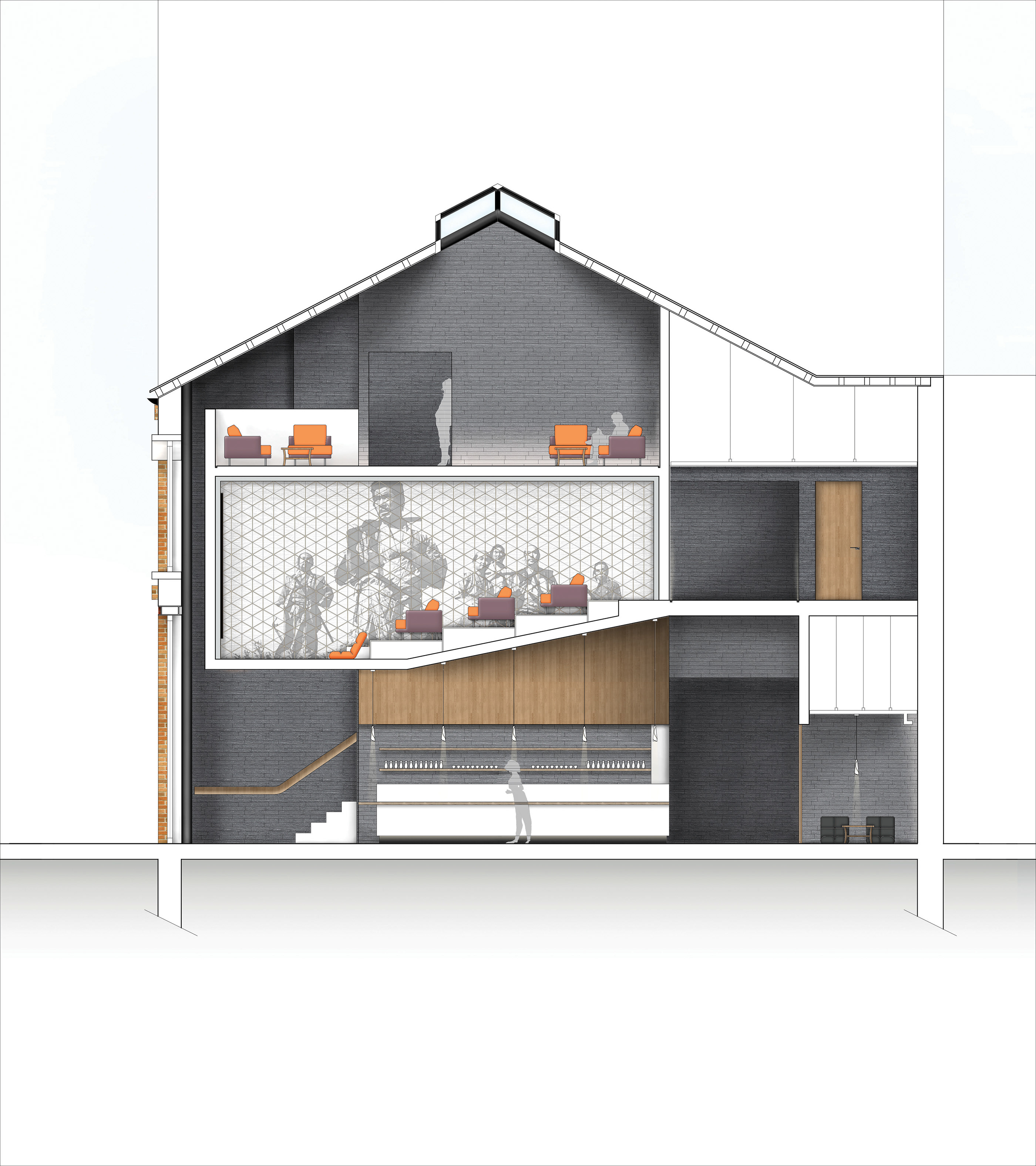 日本电影俱乐部“Kurabu”的空间设计-9