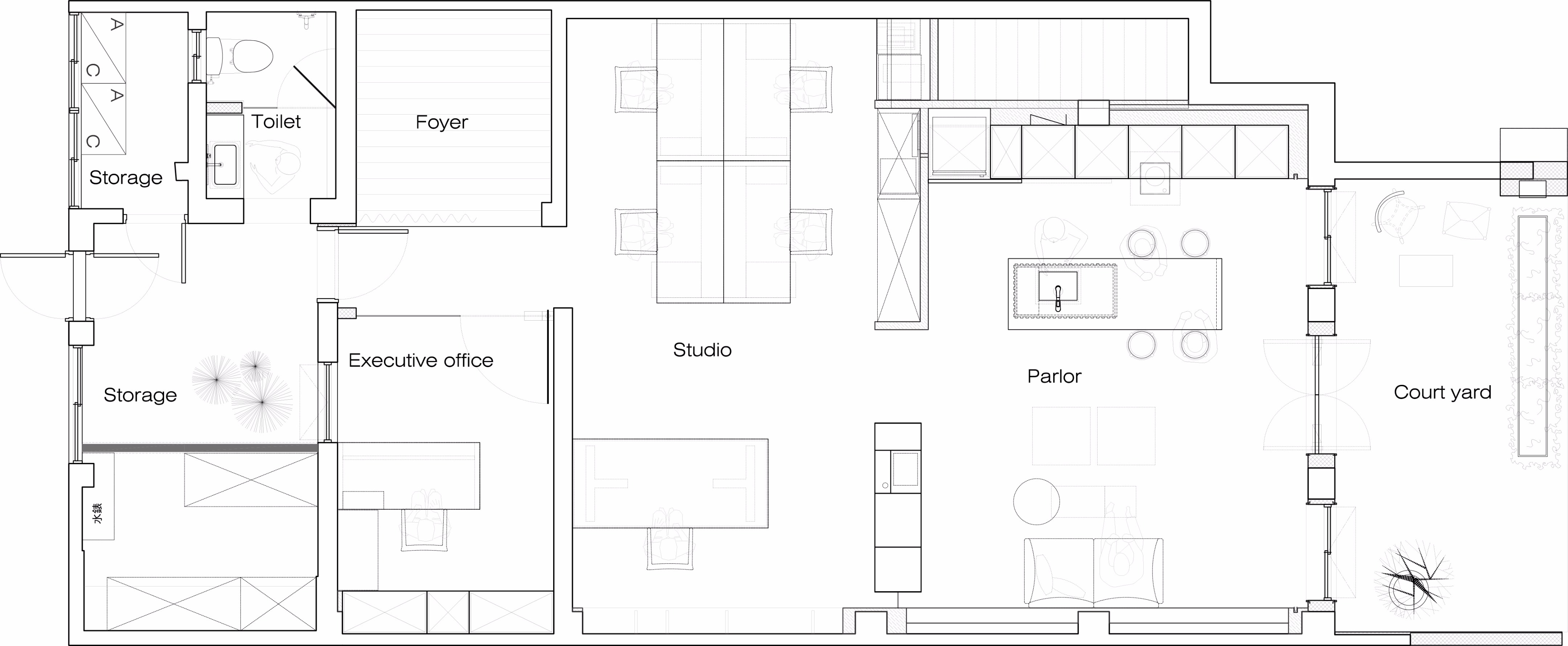 c10studio 空间设计 | 2015 年谢先生办公室/工作室室内设计案例-15