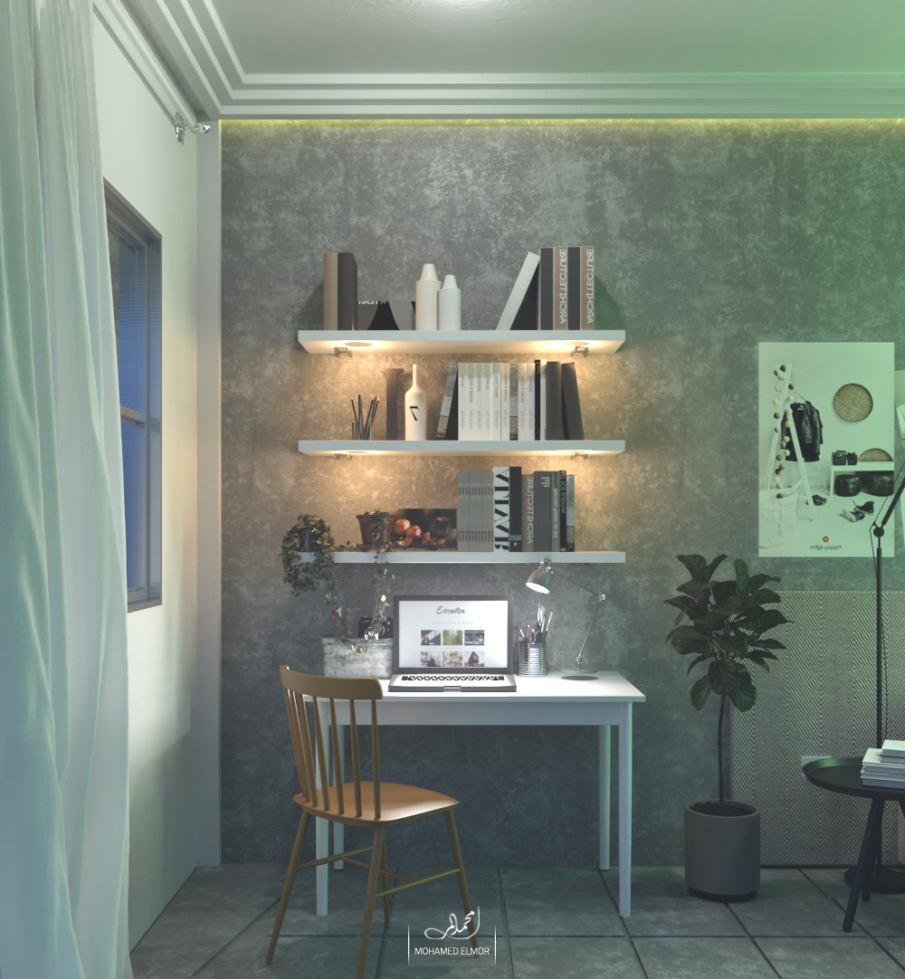 简约单卧室内设计，打造日夜不同景致-6