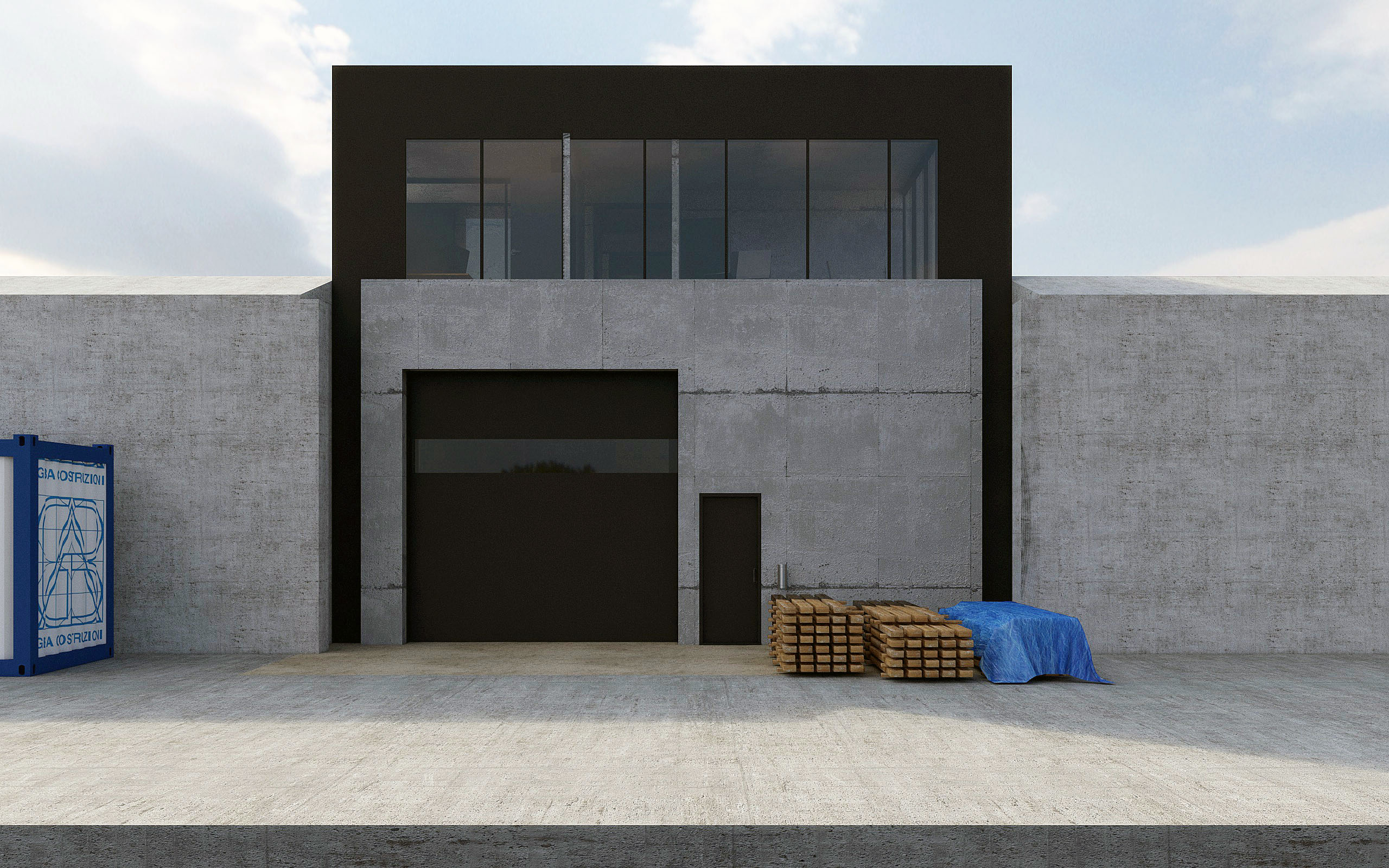 废弃仓库变身高档办公中心-9