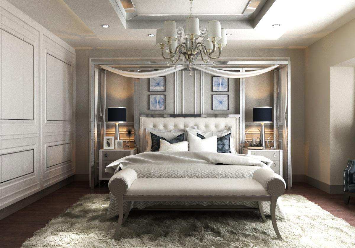 豪华主卧设计 | 3dsmax+Vray+Photoshop 打造舒适空间-5