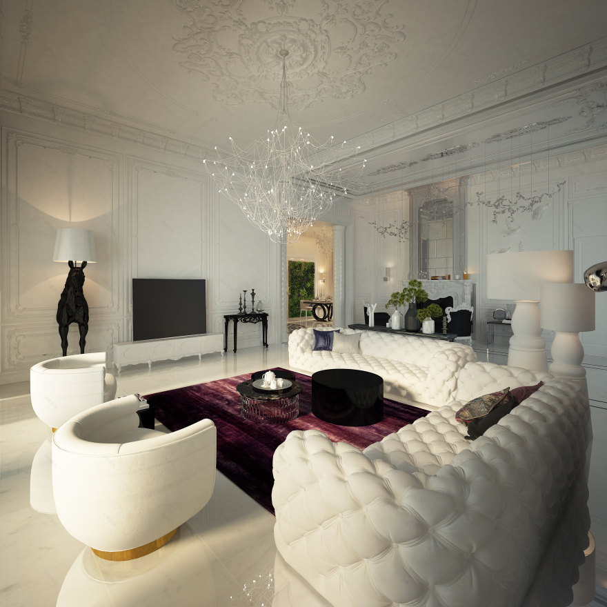 乌克兰基辅 600 平米私人住宅室内设计-5