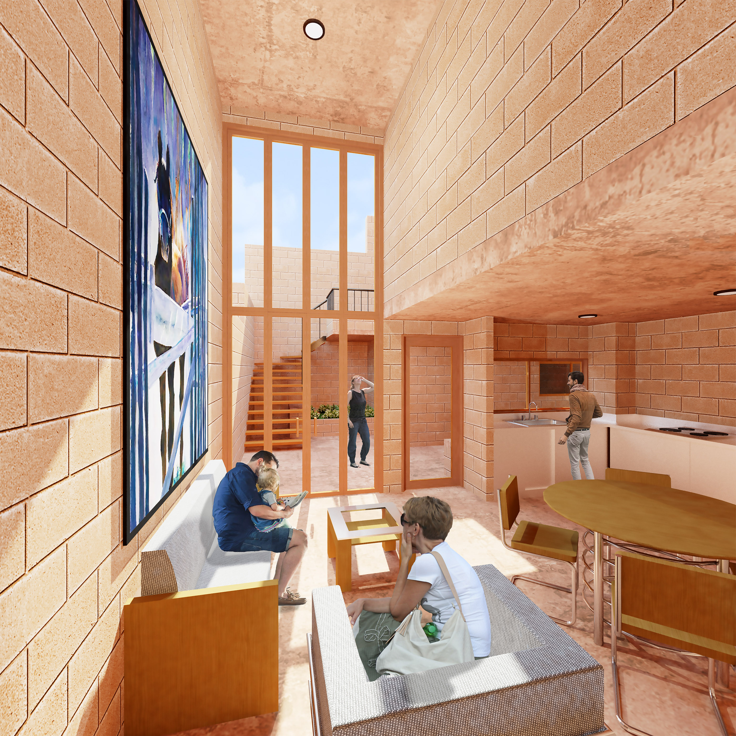 Social Dwelling Pablo Patron, Huaraz. W/NaciaGutierrez-1