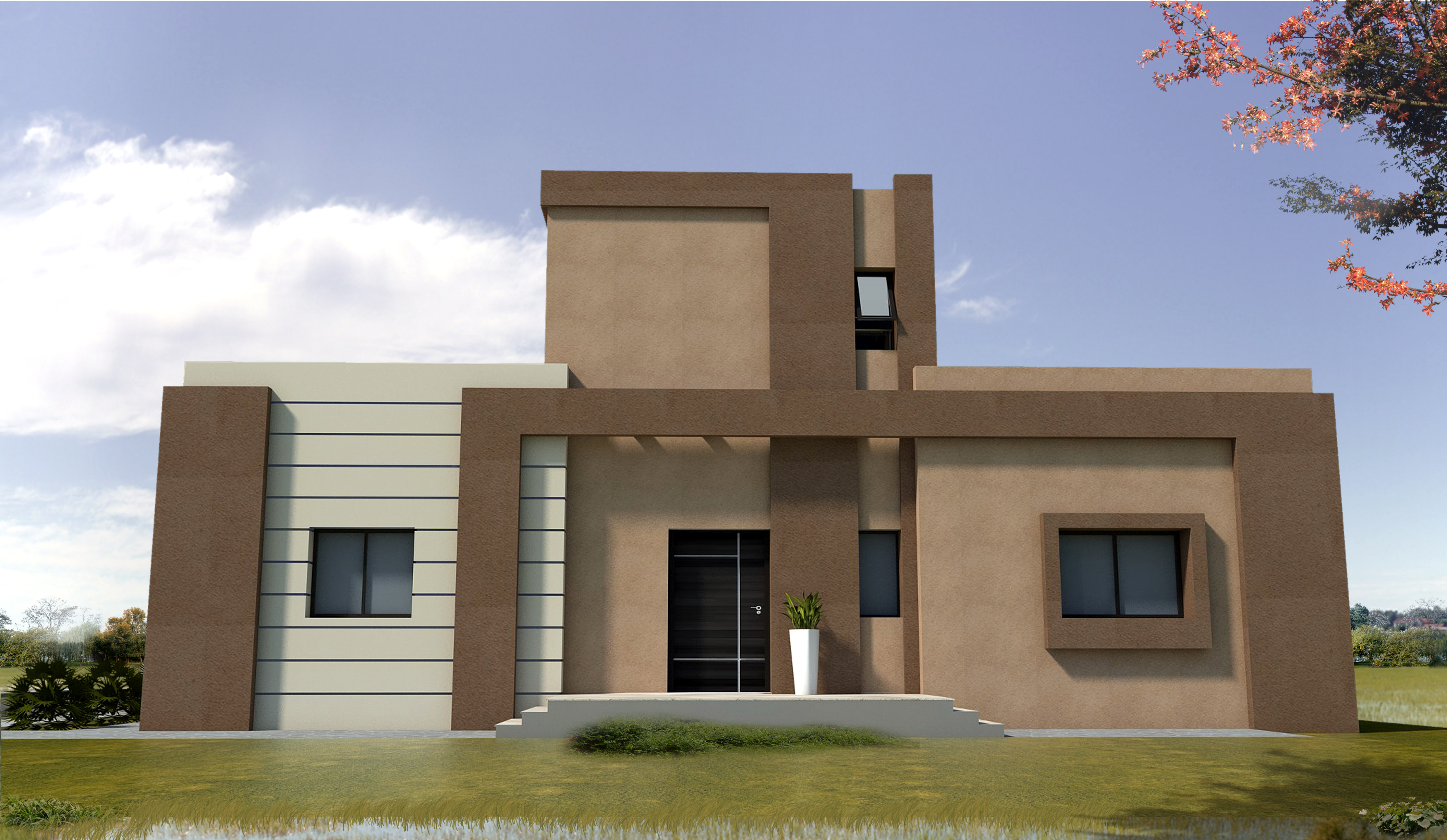 现代简约风独栋别墅设计-5