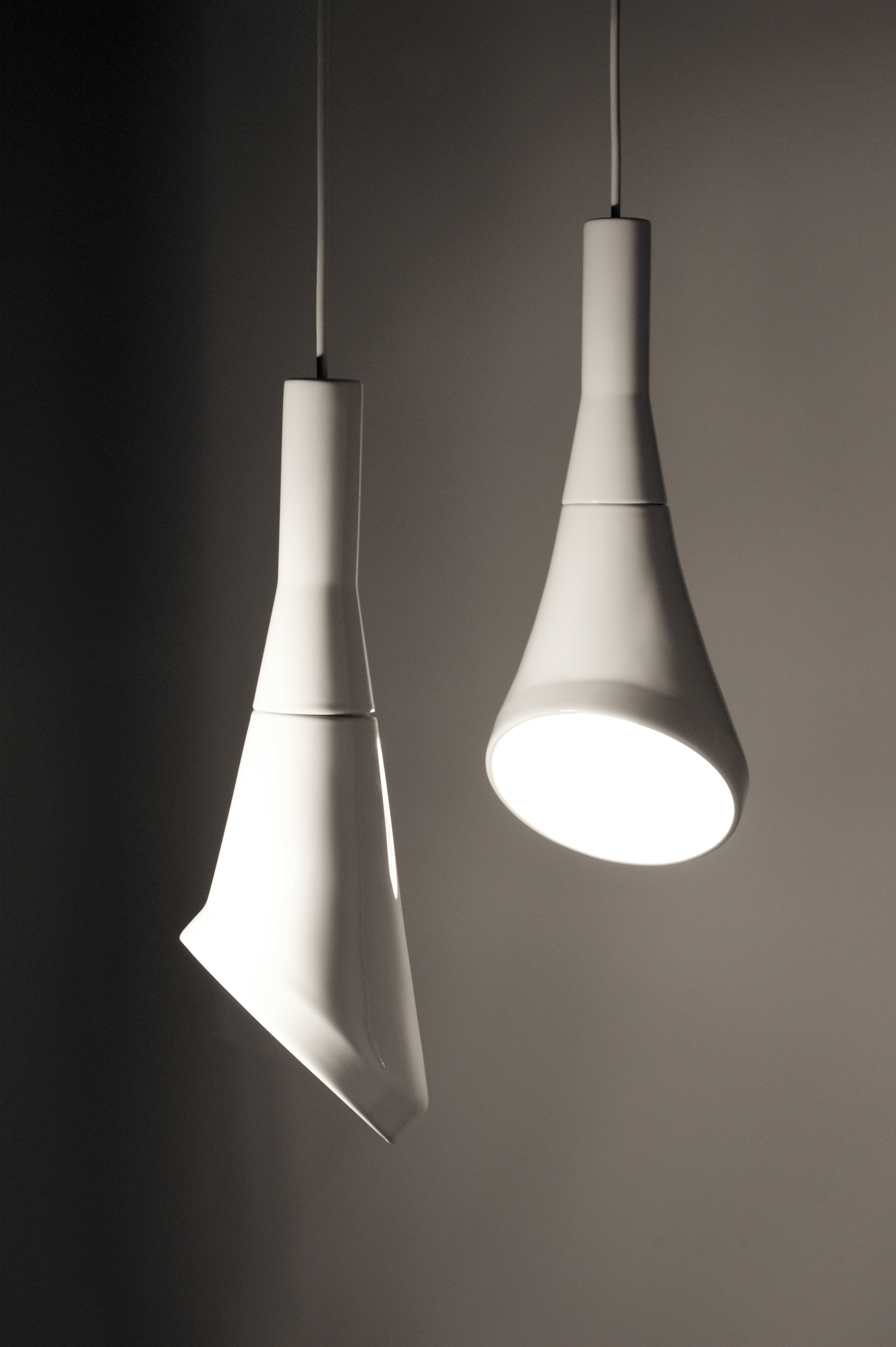 白噪声吊灯 | 极简纯白，雕塑般的照明设计-16