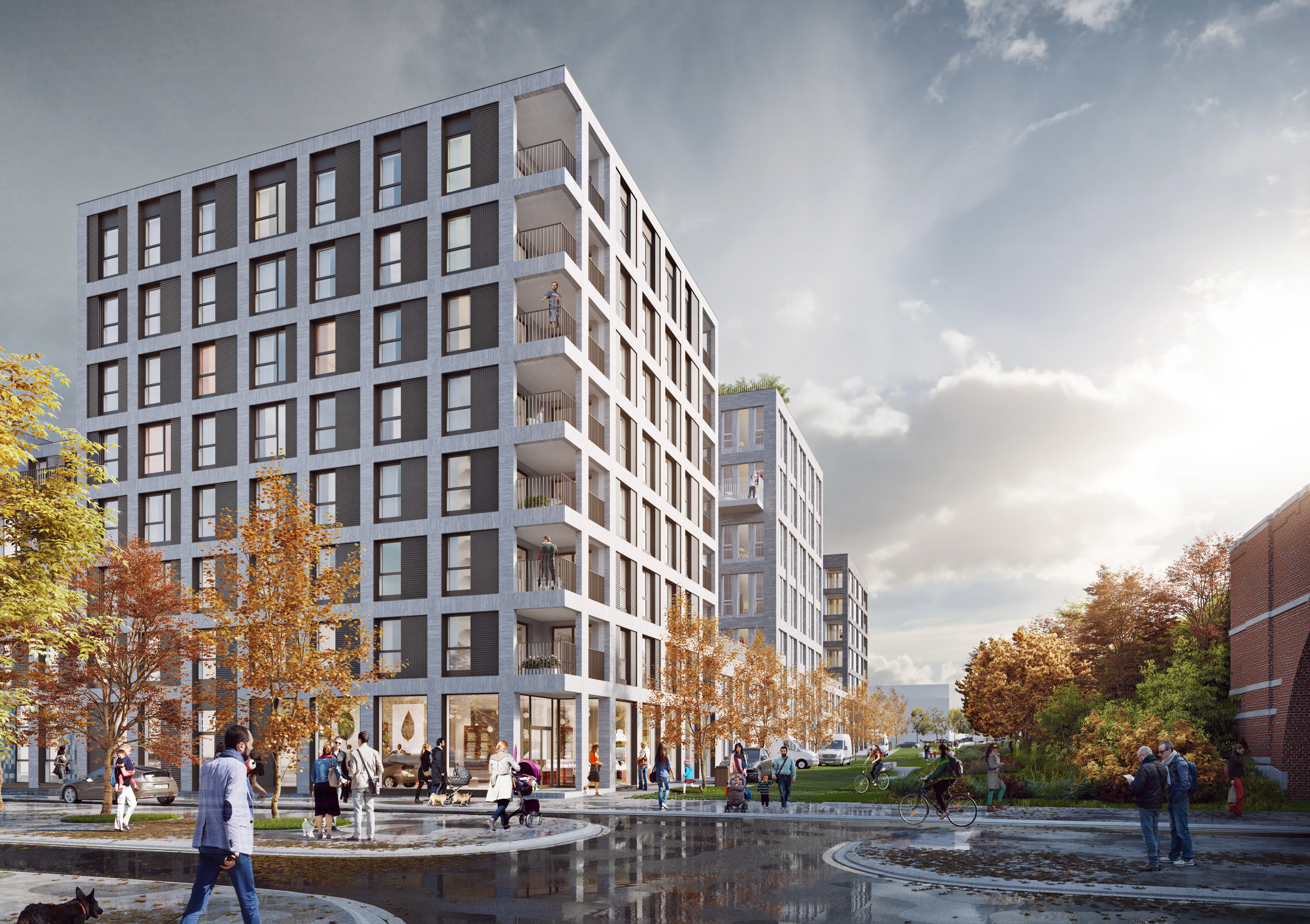 融合城市环境的建筑转折点-2