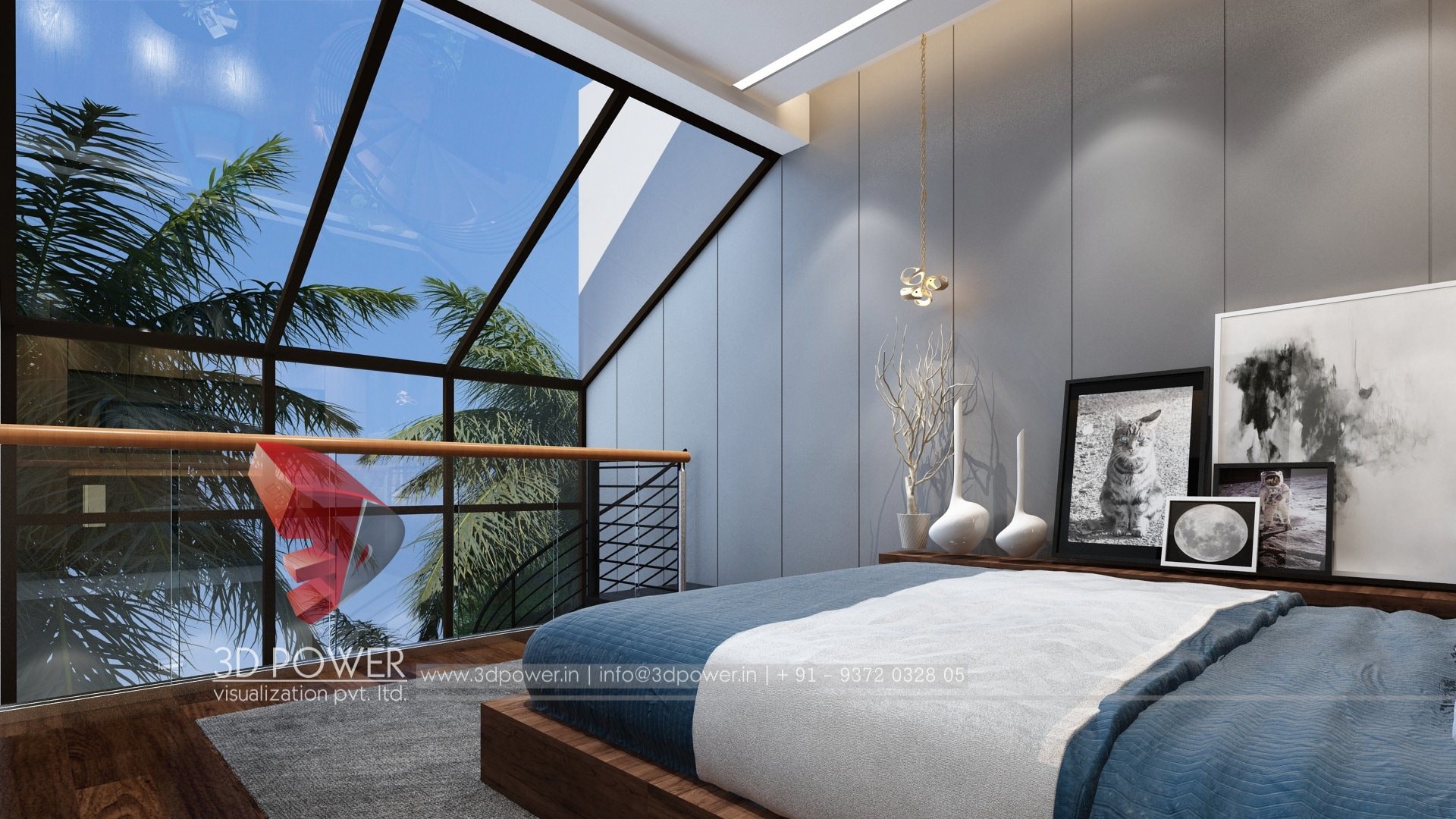 3D 室内设计案例 | 单家庭住宅的精致室内空间-18