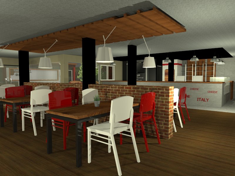 LA CARRETA PIZZERIA 餐厅设计-6