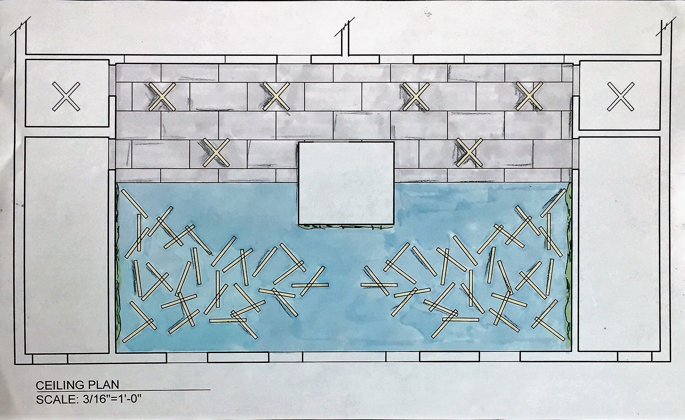 自然色彩的和谐空间—— Liberties Medical Center Lobby 设计-11