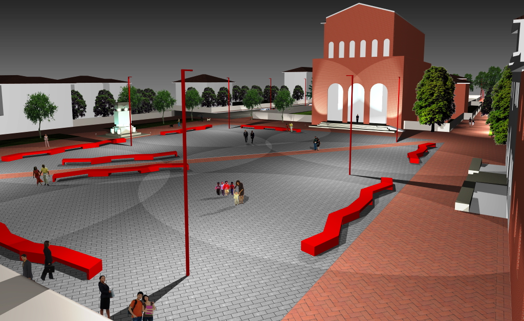 意大利 San Lazzaro di Savena 广场更新设计-10